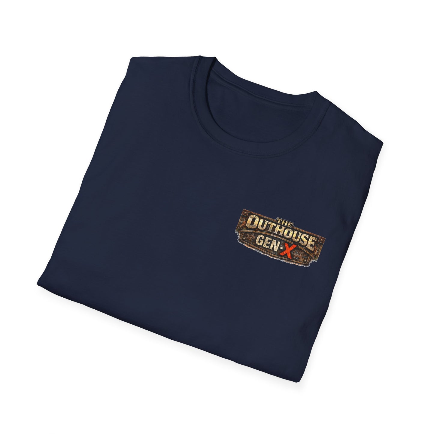 The Outhouse Cold Beer T-Shirt — Gen‑X Garage Hangout Graphic Tee