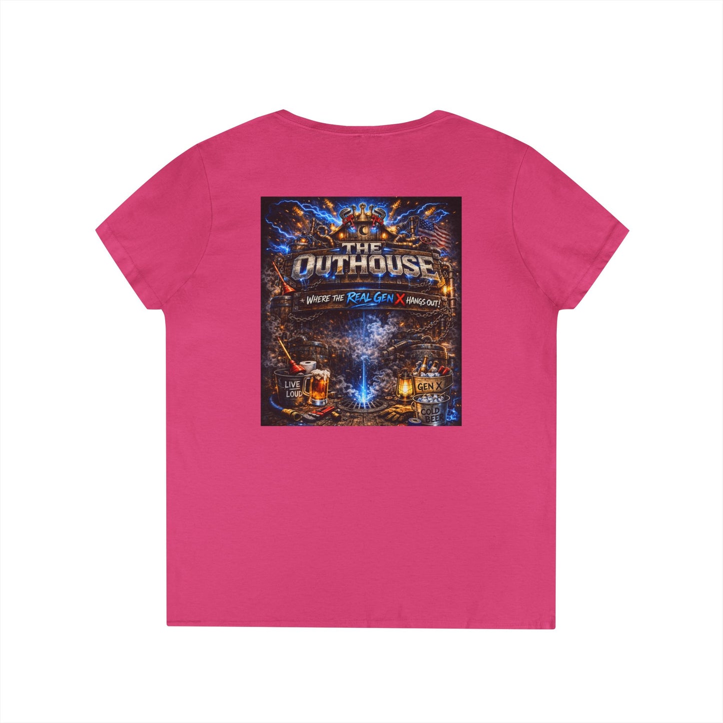 THE OUTHOUSE – GEN X GARAGE SERIES V-NECK