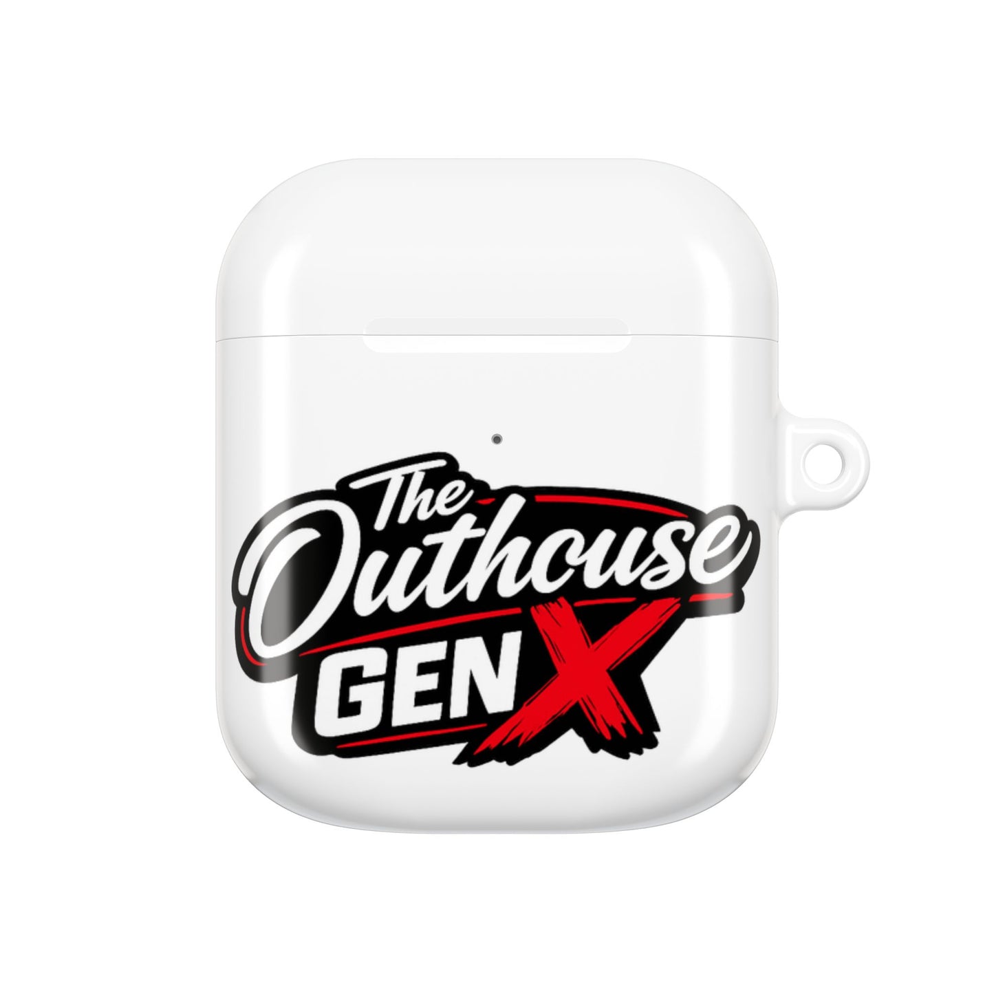Gen X Outhouse AirPod Case – Retro Logo Protective Earbud Cover