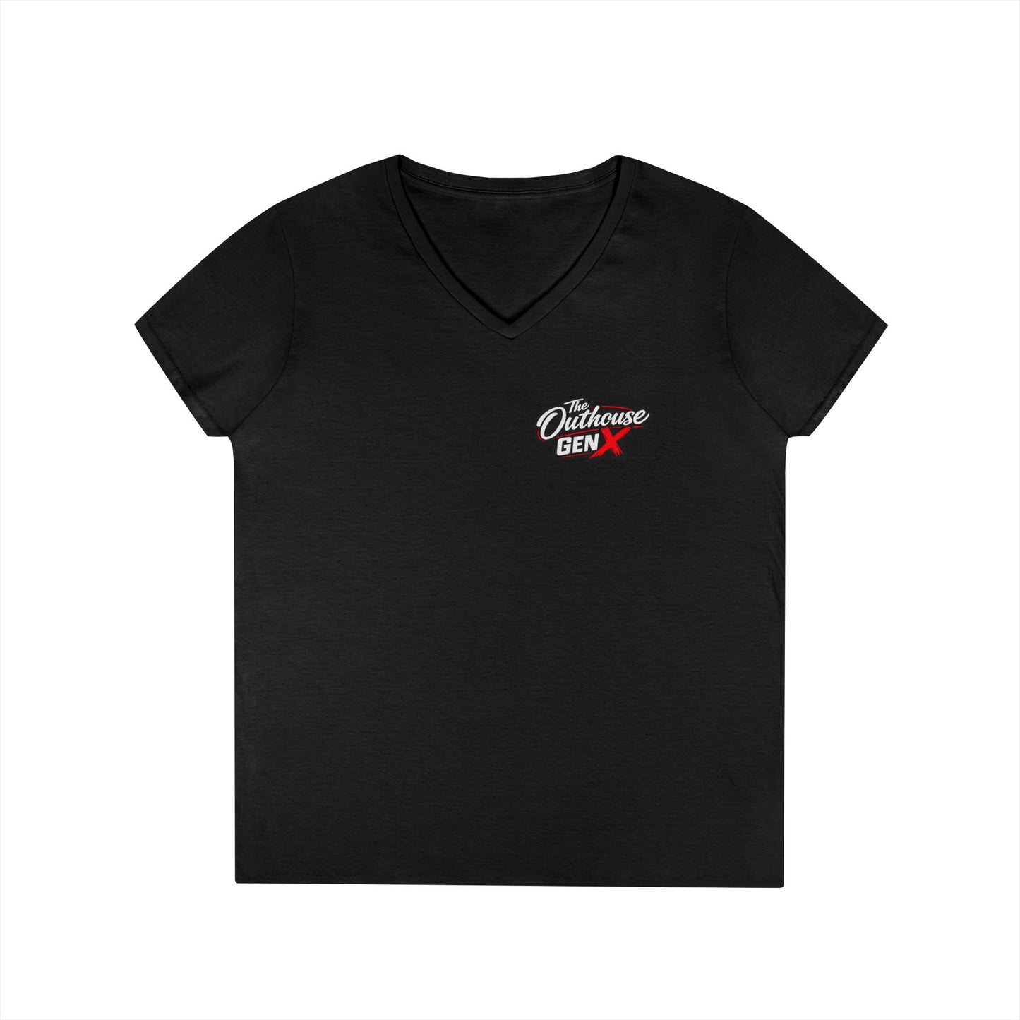 Gen X 'Raised on Hose Water' Ladies' V-Neck T-Shirt