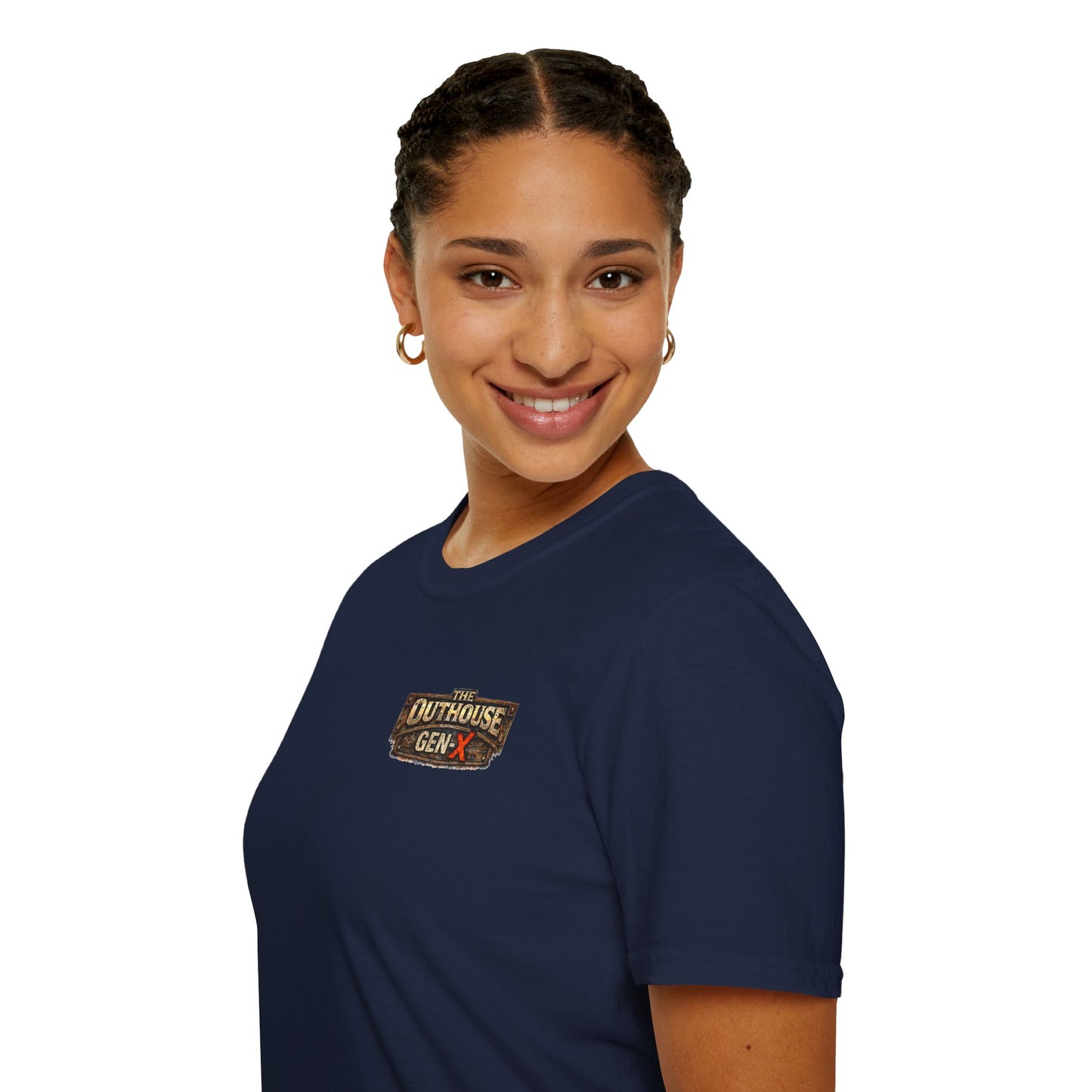 The Outhouse Cold Beer T-Shirt — Gen‑X Garage Hangout Graphic Tee