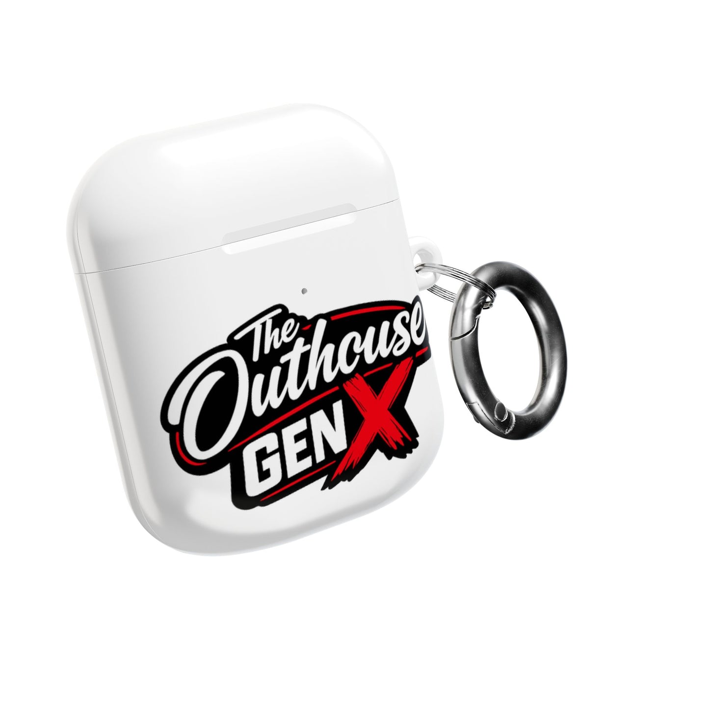 Gen X Outhouse AirPod Case – Retro Logo Protective Earbud Cover
