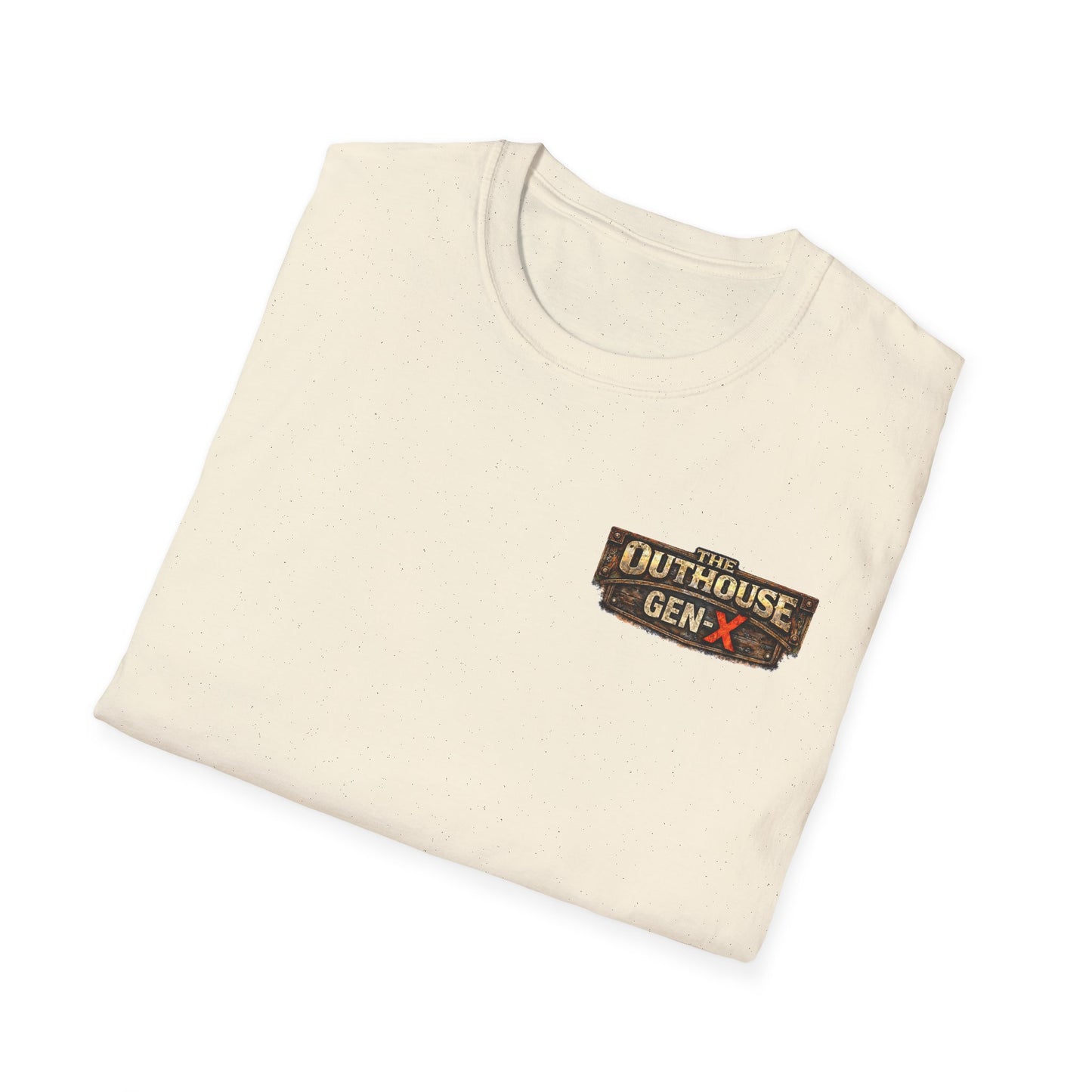 The Outhouse Cold Beer T-Shirt — Gen‑X Garage Hangout Graphic Tee