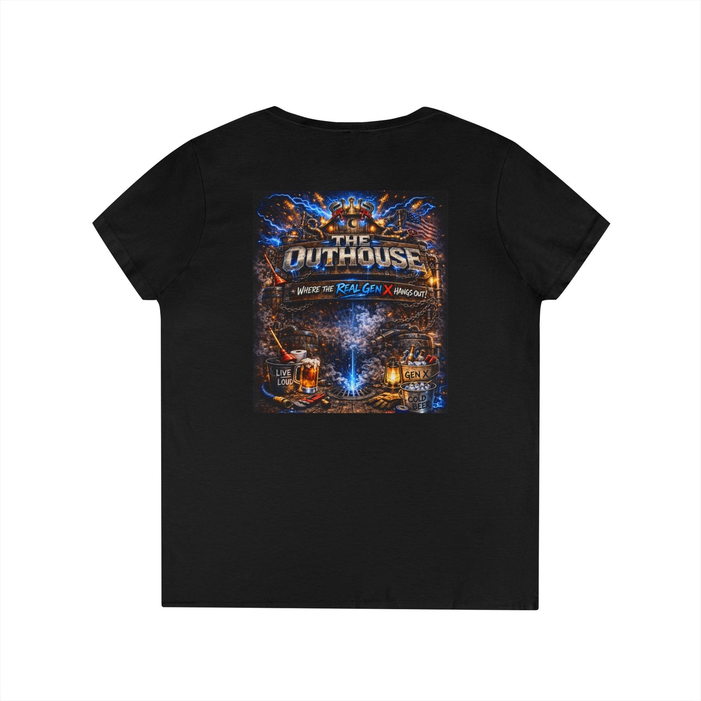 THE OUTHOUSE – GEN X GARAGE SERIES V-NECK