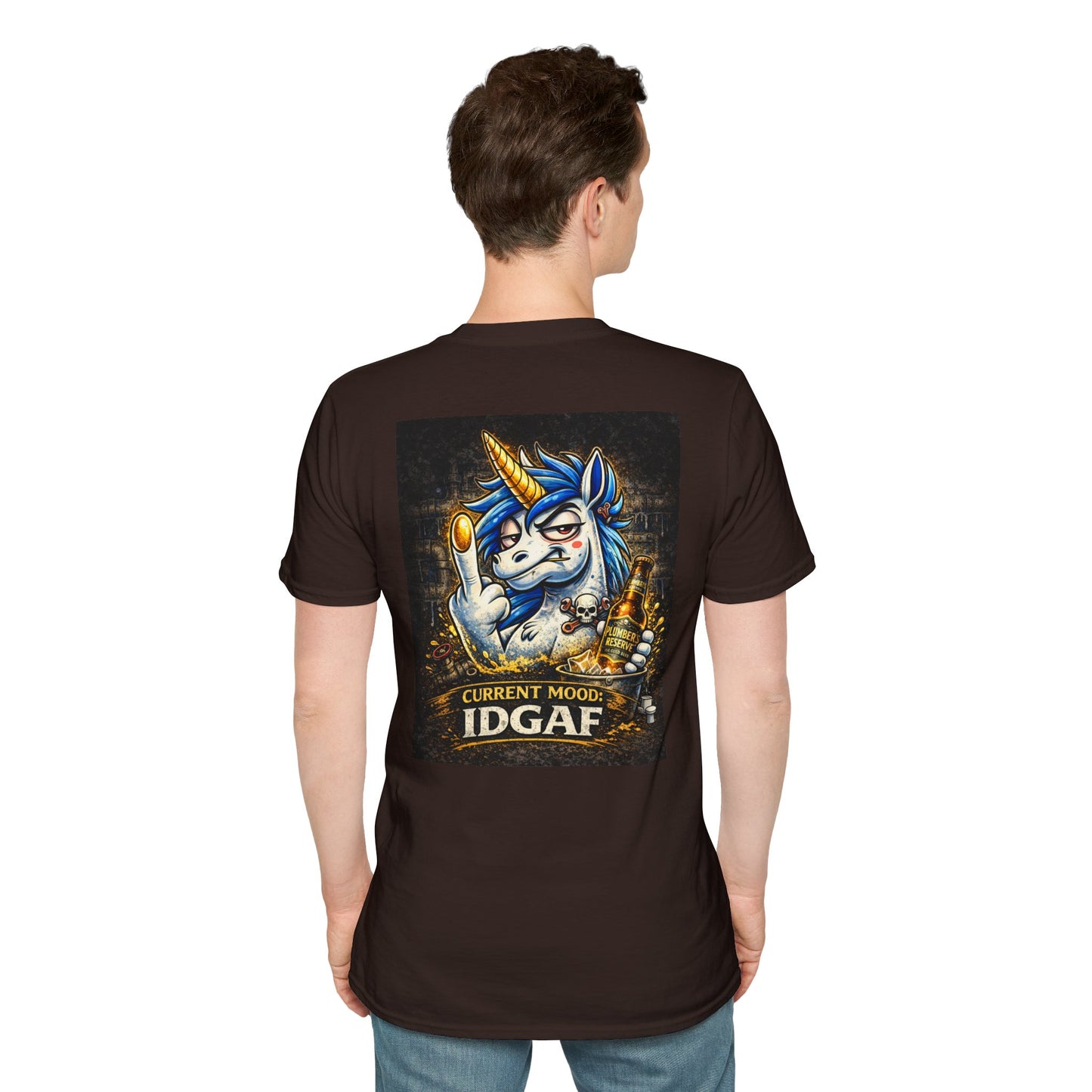 T-Shirt — 'I Have 3 Moods' Funny Unicorn Graphic Tee