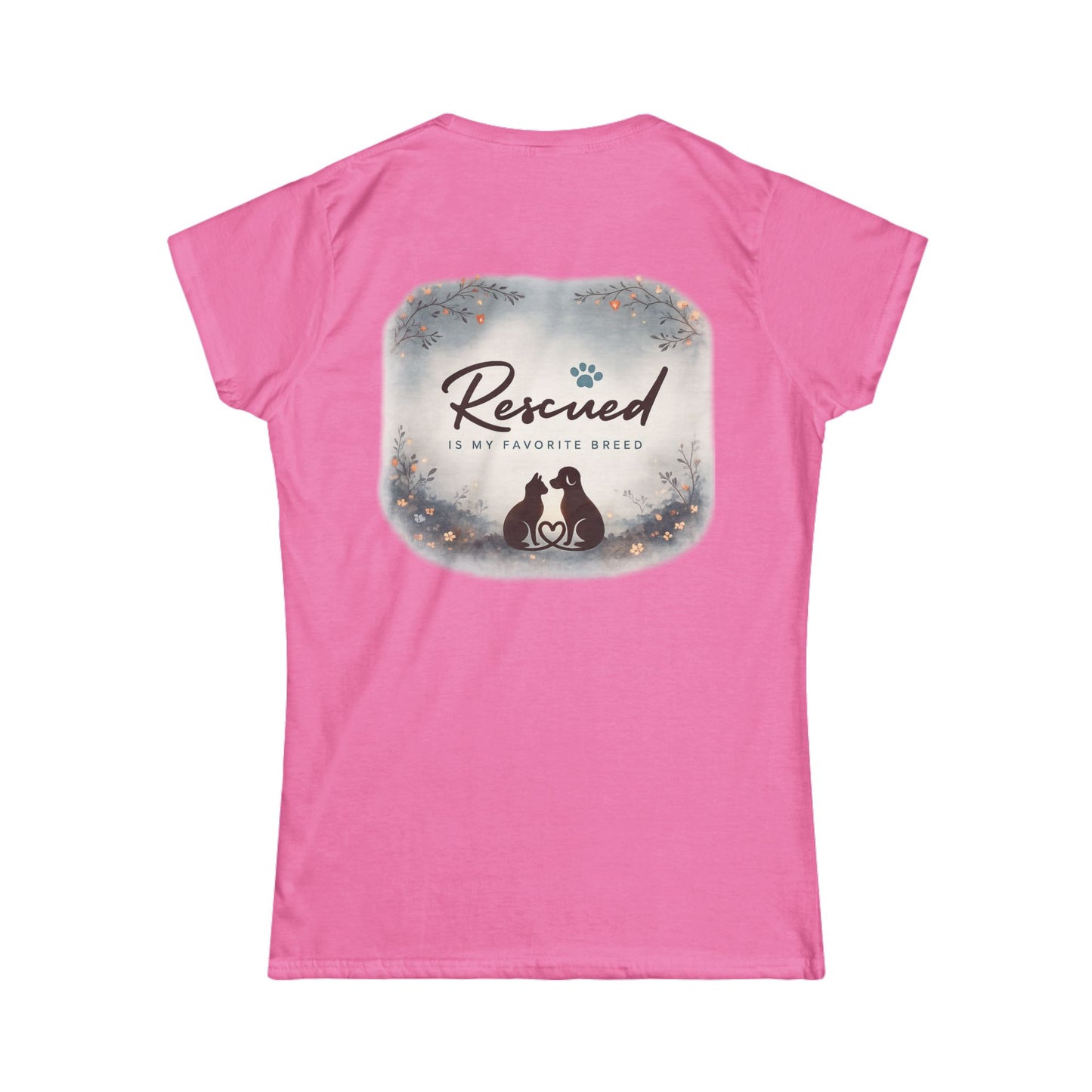 Rescued Is My Favorite Breed Women's Tee