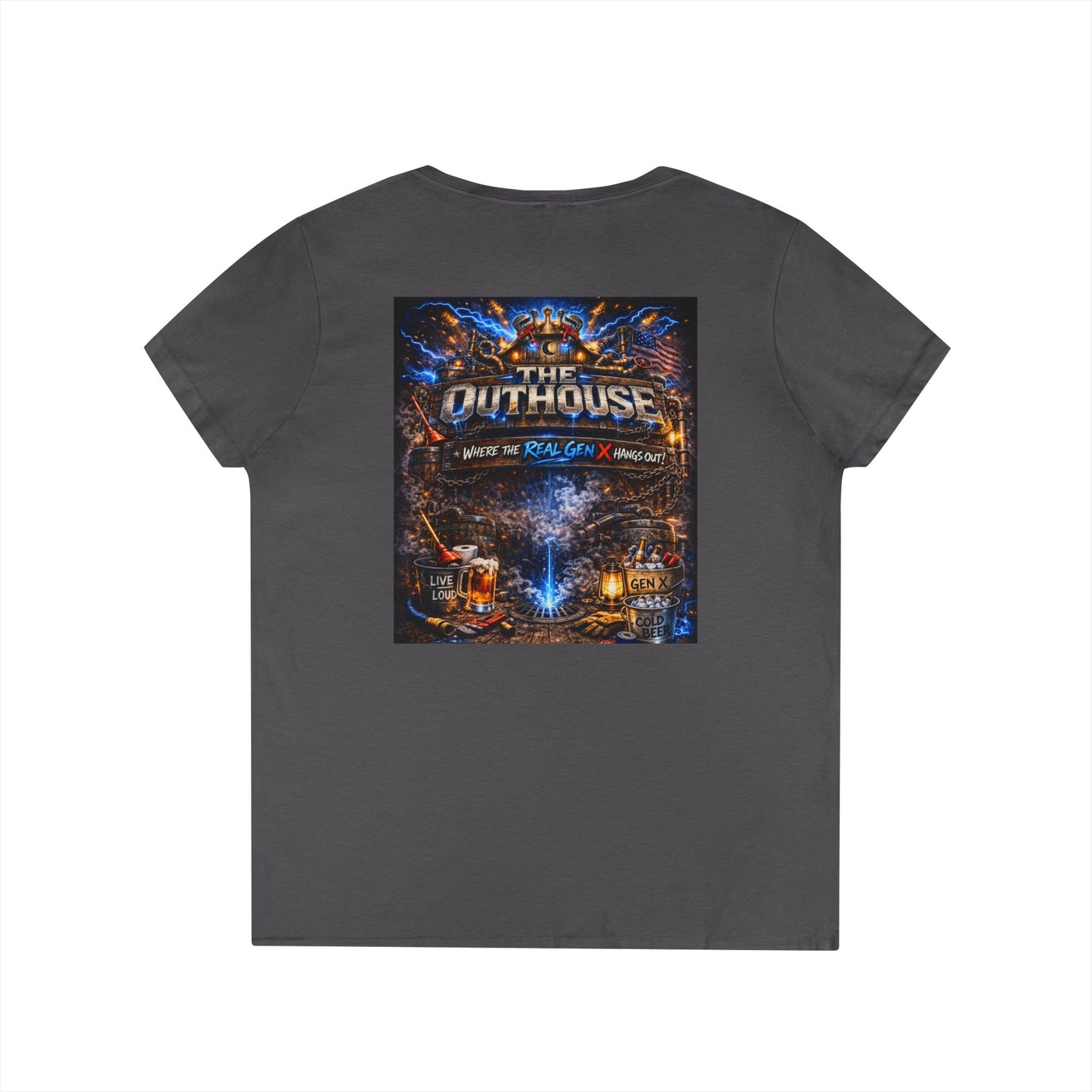 THE OUTHOUSE – GEN X GARAGE SERIES V-NECK