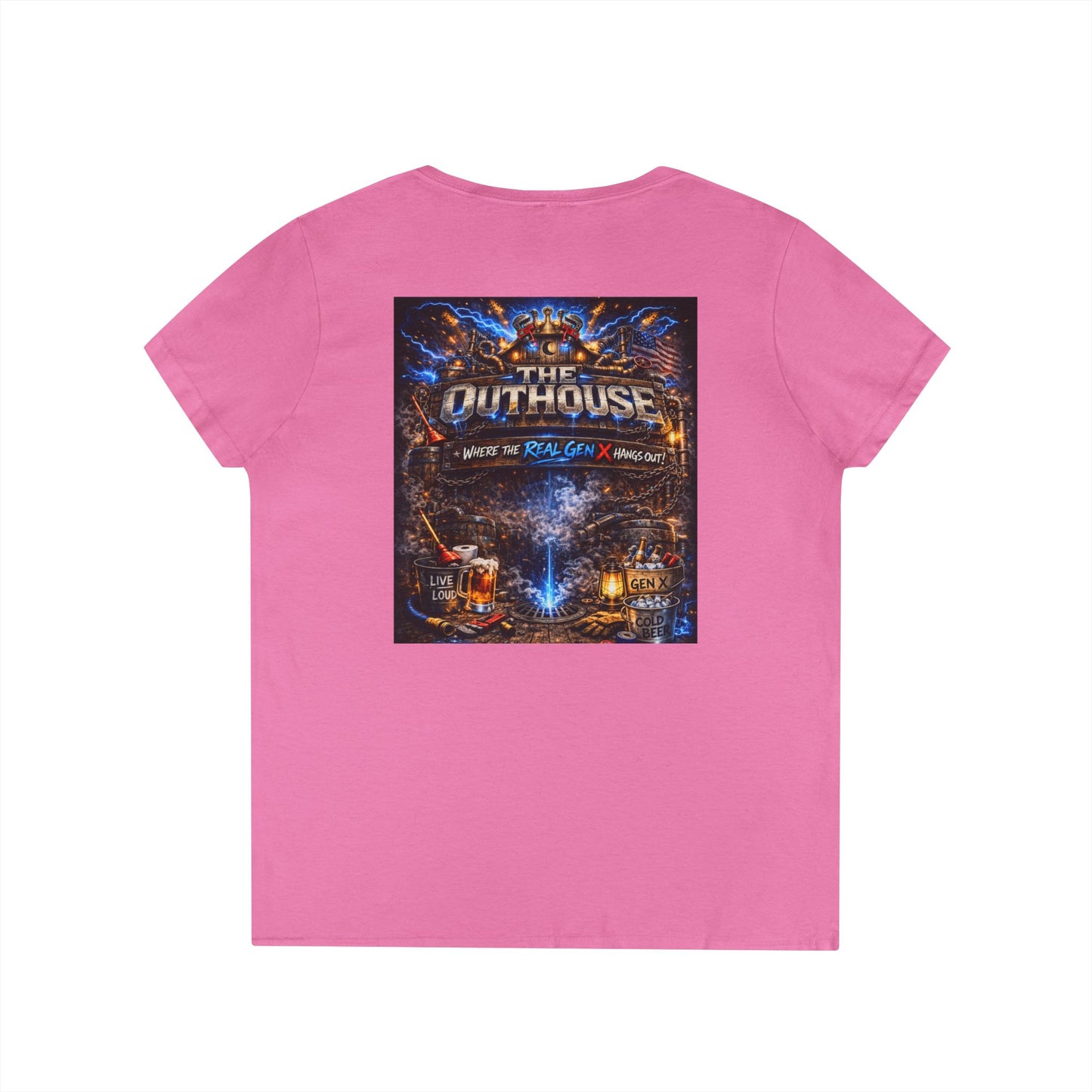 THE OUTHOUSE – GEN X GARAGE SERIES V-NECK