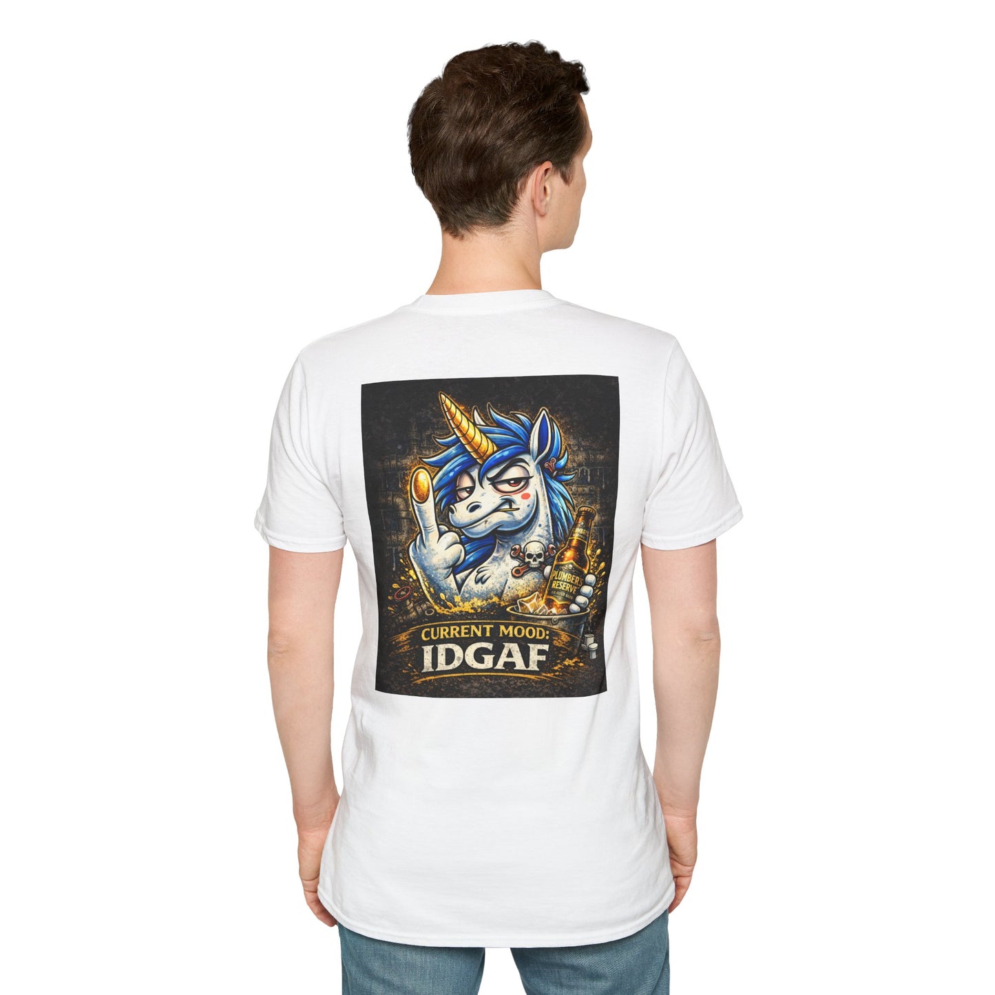 T-Shirt — 'I Have 3 Moods' Funny Unicorn Graphic Tee