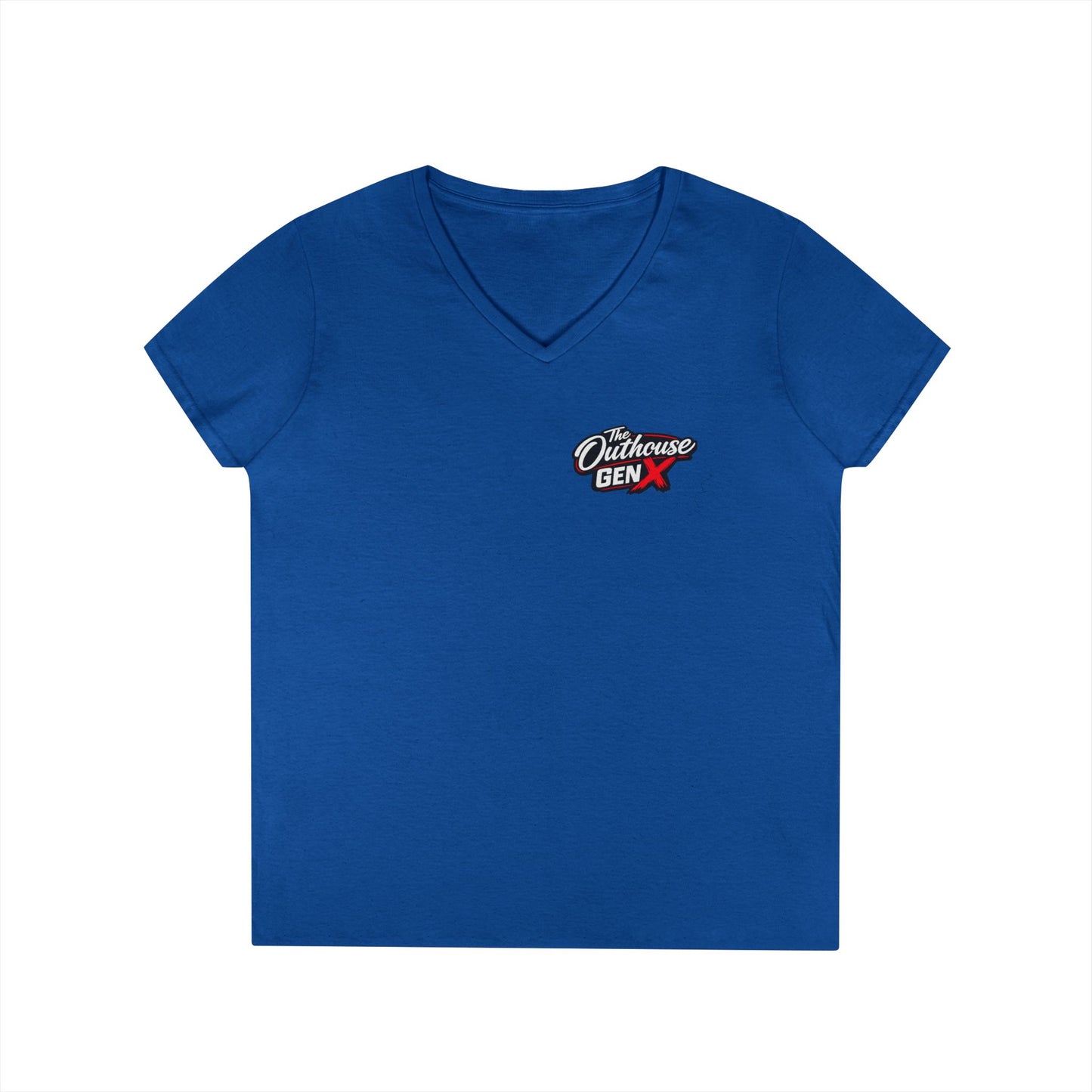 Gen X 'Raised on Hose Water' Ladies' V-Neck T-Shirt