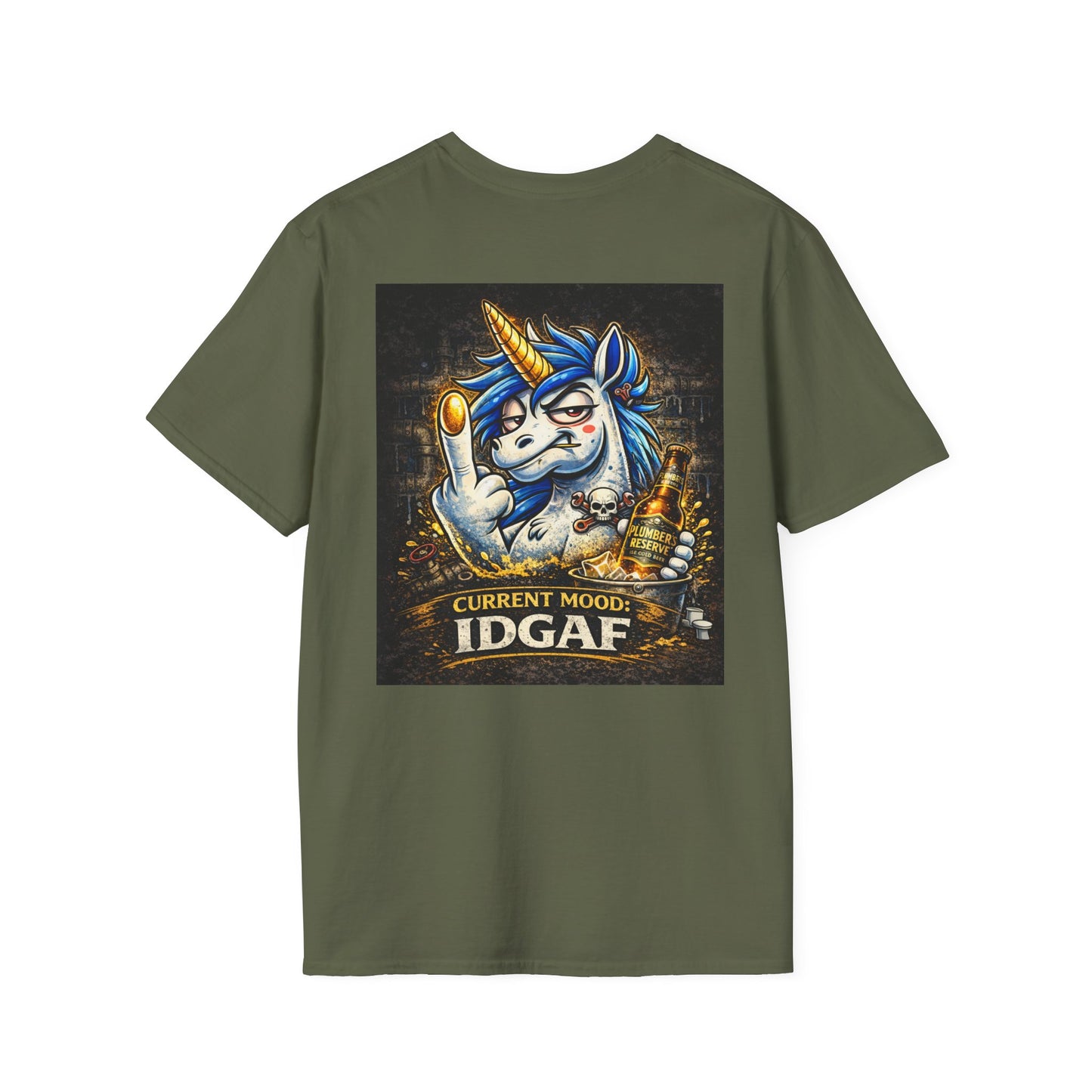 T-Shirt — 'I Have 3 Moods' Funny Unicorn Graphic Tee