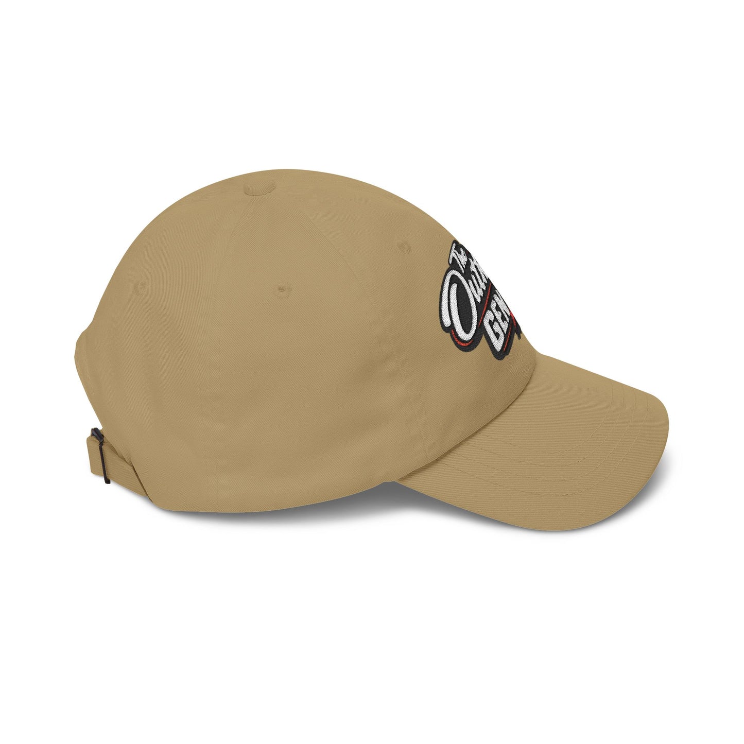 Outhouse Gen‑X Dad Cap — Bold Red X Logo Hat