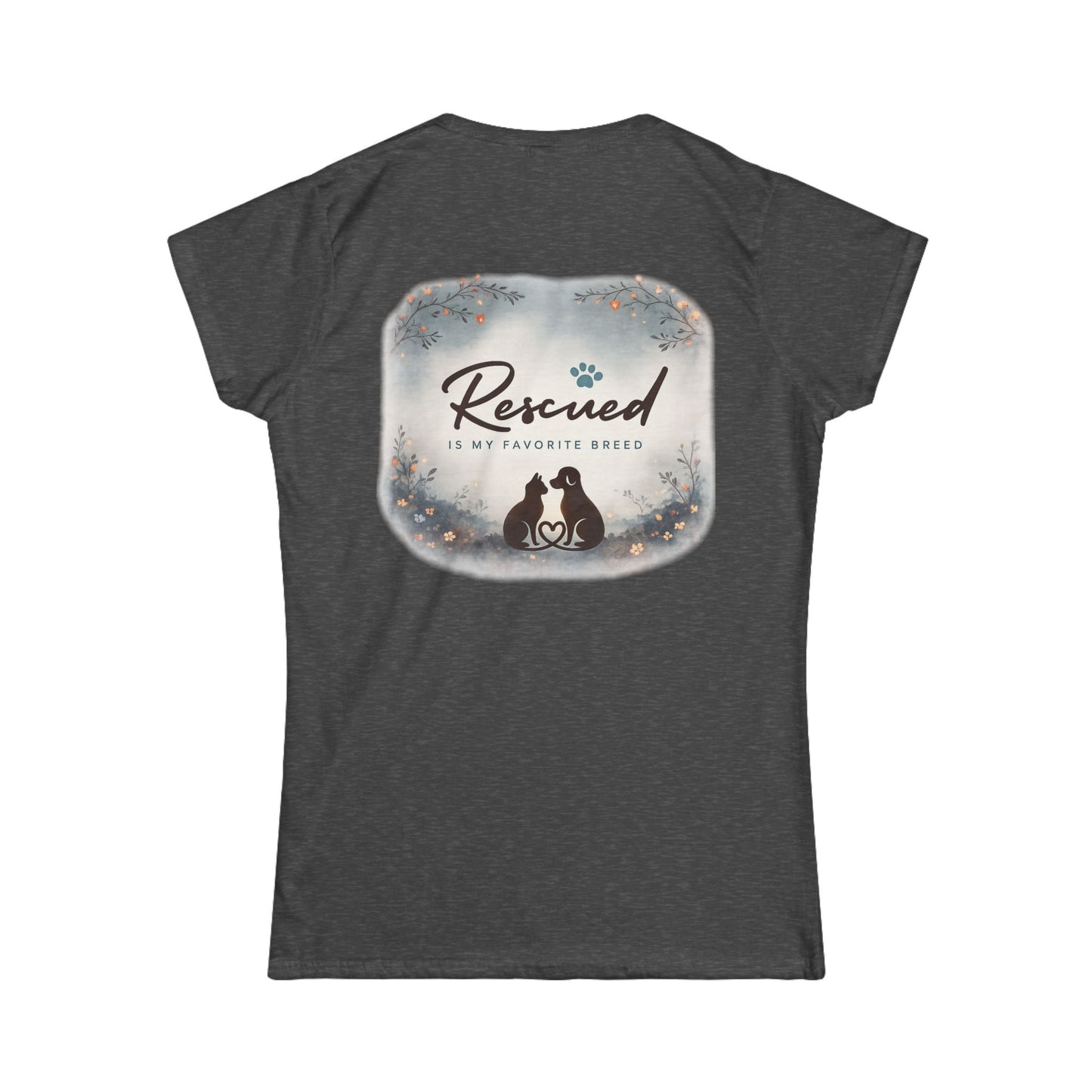 Rescued Is My Favorite Breed Women's Tee