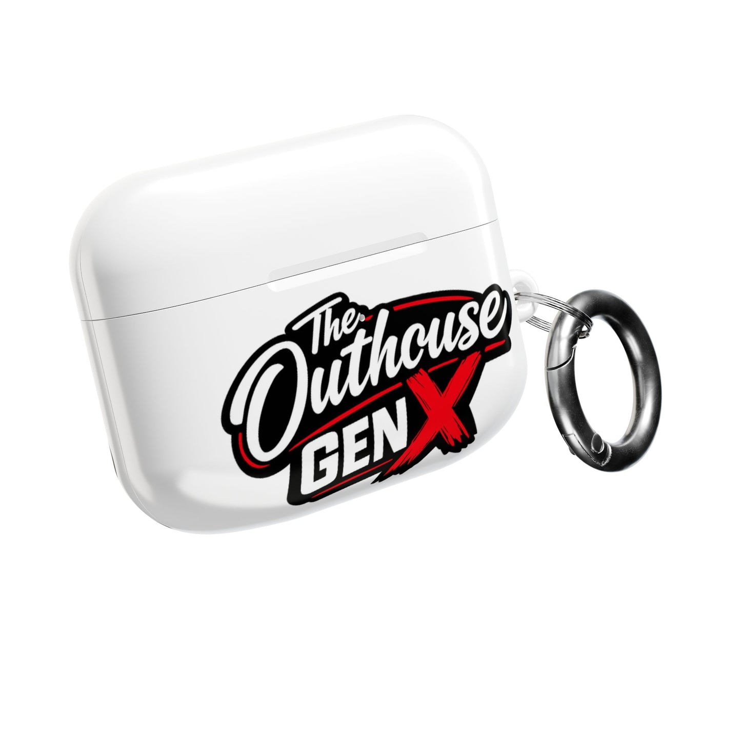 Gen X Outhouse AirPod Case – Retro Logo Protective Earbud Cover