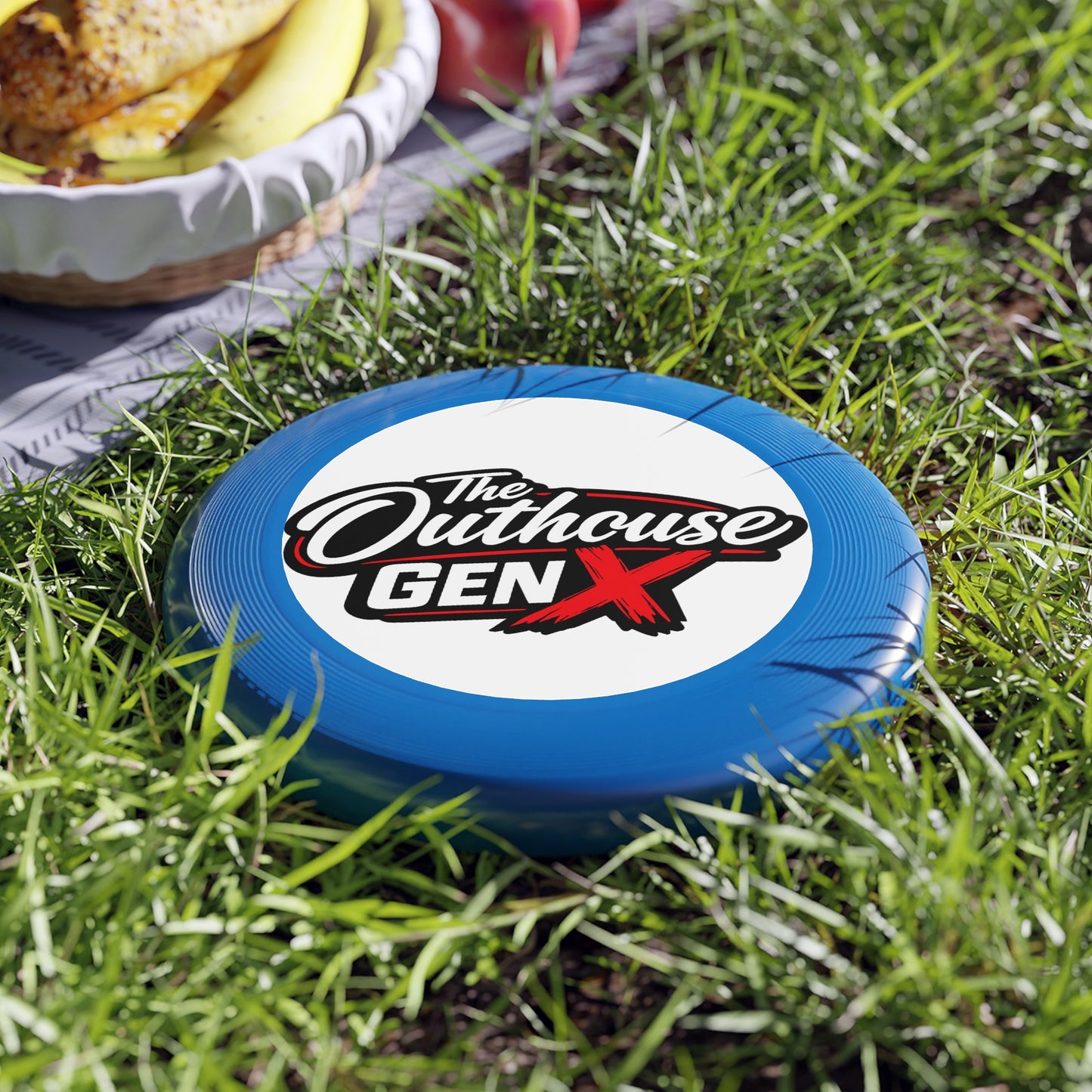 Frisbee — 'The Outhouse Gen X' Logo Flying Disc