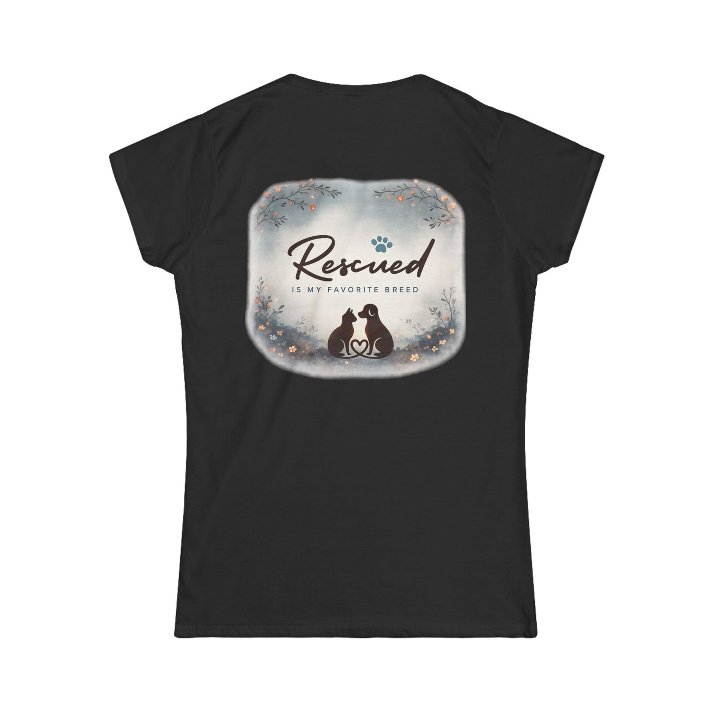 Rescued Is My Favorite Breed Women's Tee