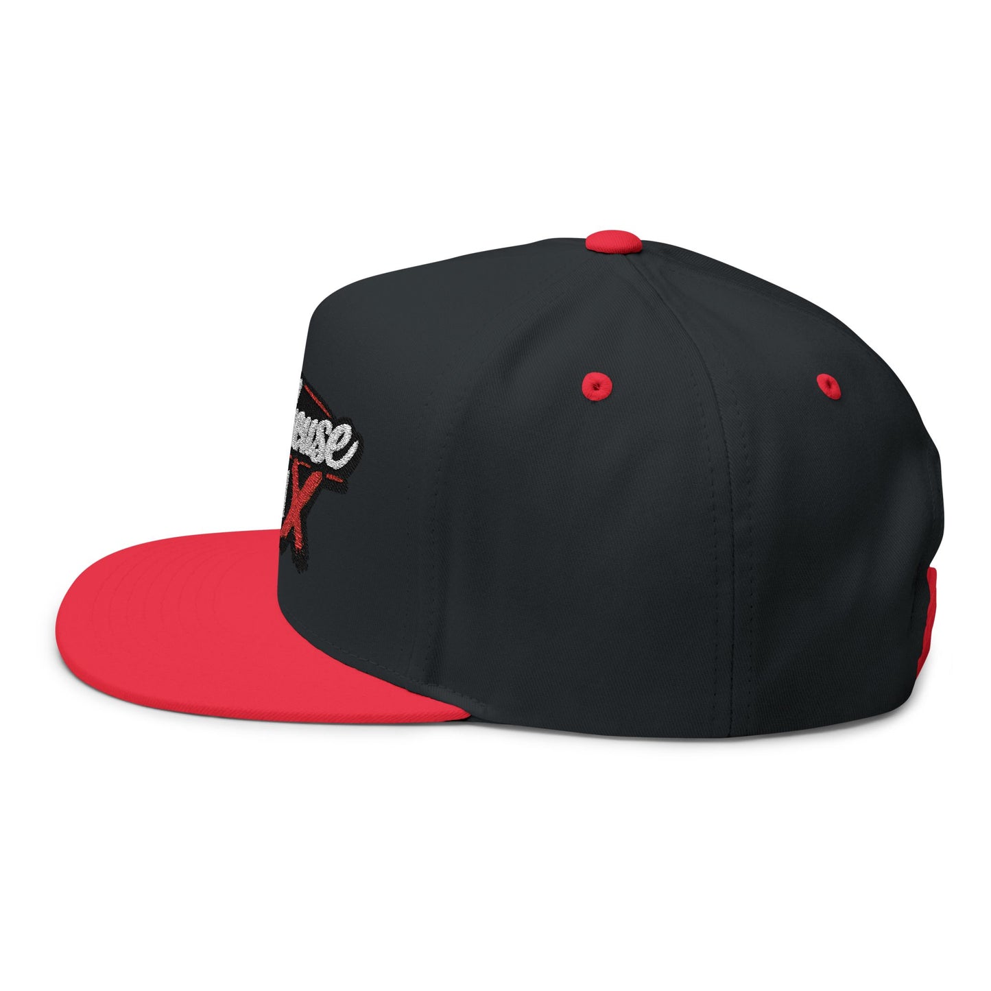 Flat Bill Cap — "The Outhouse Gen X" Embroidered Snapback