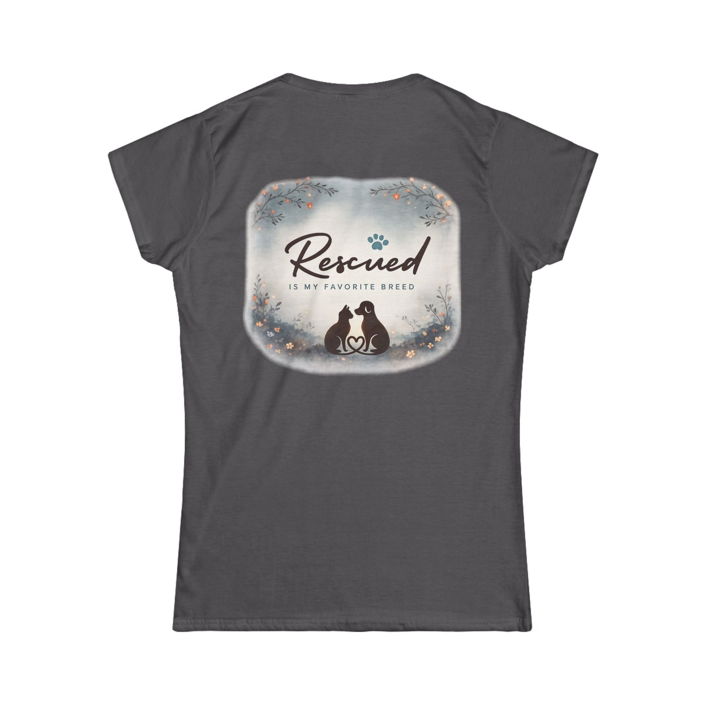 Rescued Is My Favorite Breed Women's Tee