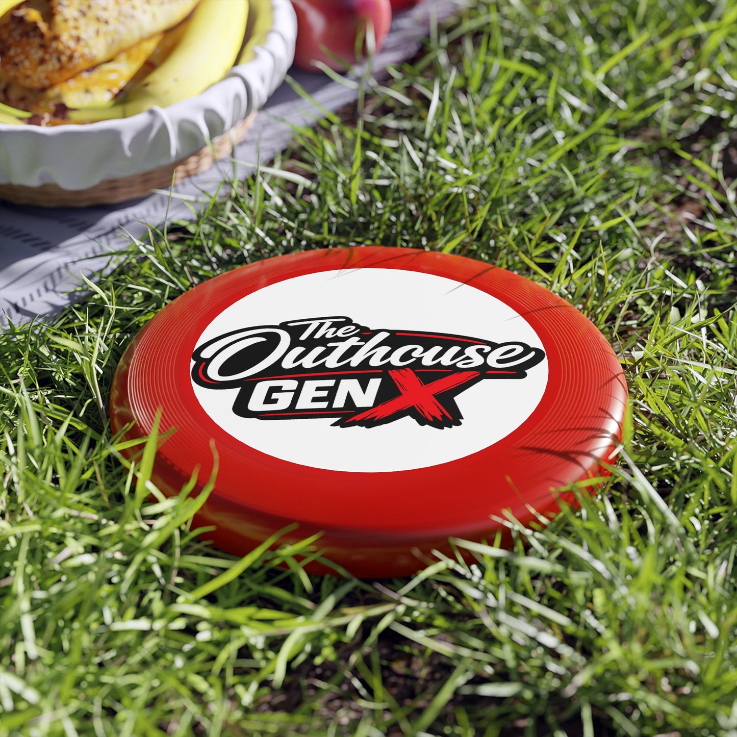 Frisbee — 'The Outhouse Gen X' Logo Flying Disc