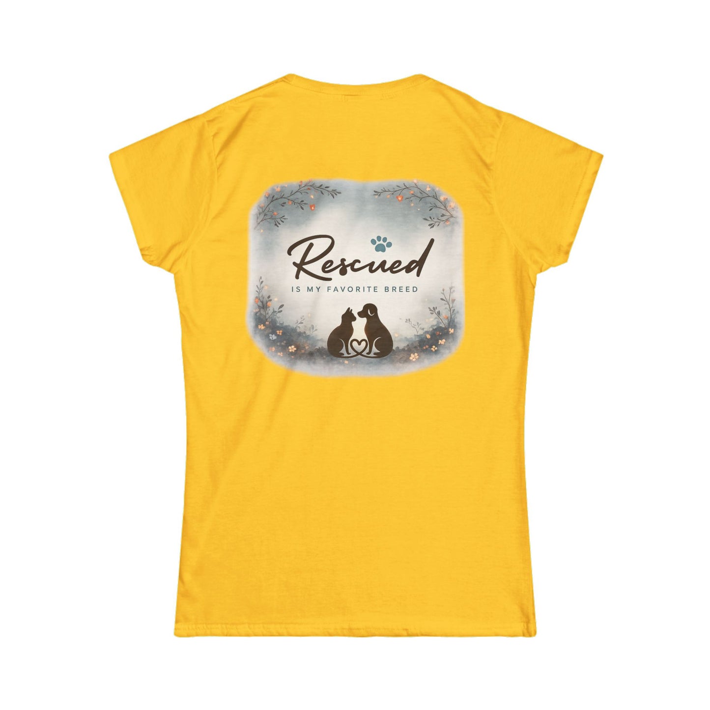 Rescued Is My Favorite Breed Women's Tee