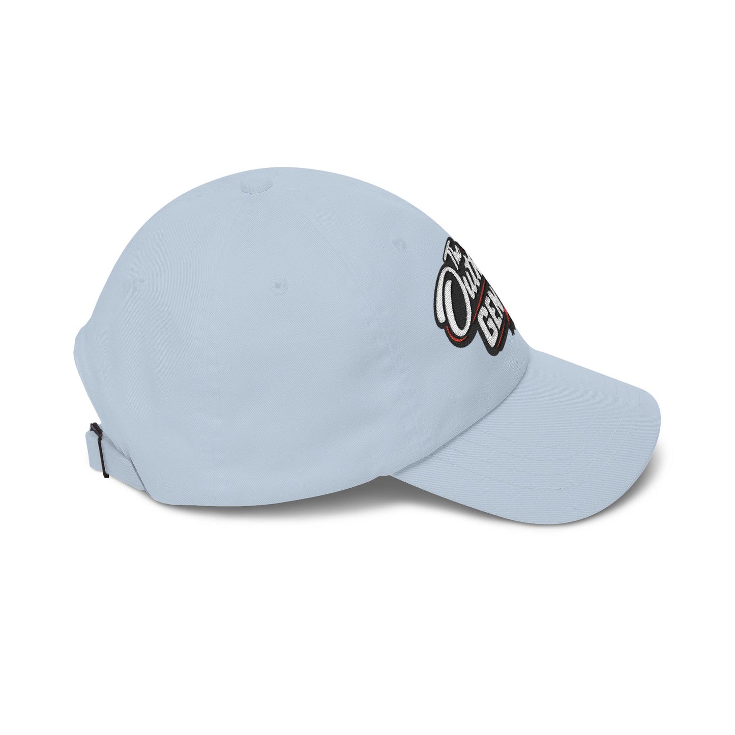 Outhouse Gen‑X Dad Cap — Bold Red X Logo Hat