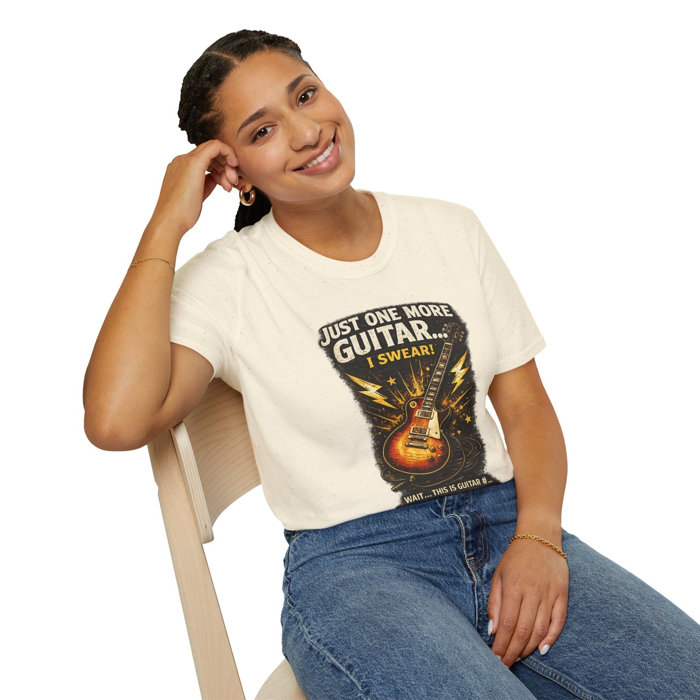 Guitar Lover T‑Shirt — "Just One More Guitar, I Lost Count" Retro Electric Guitar Tee
