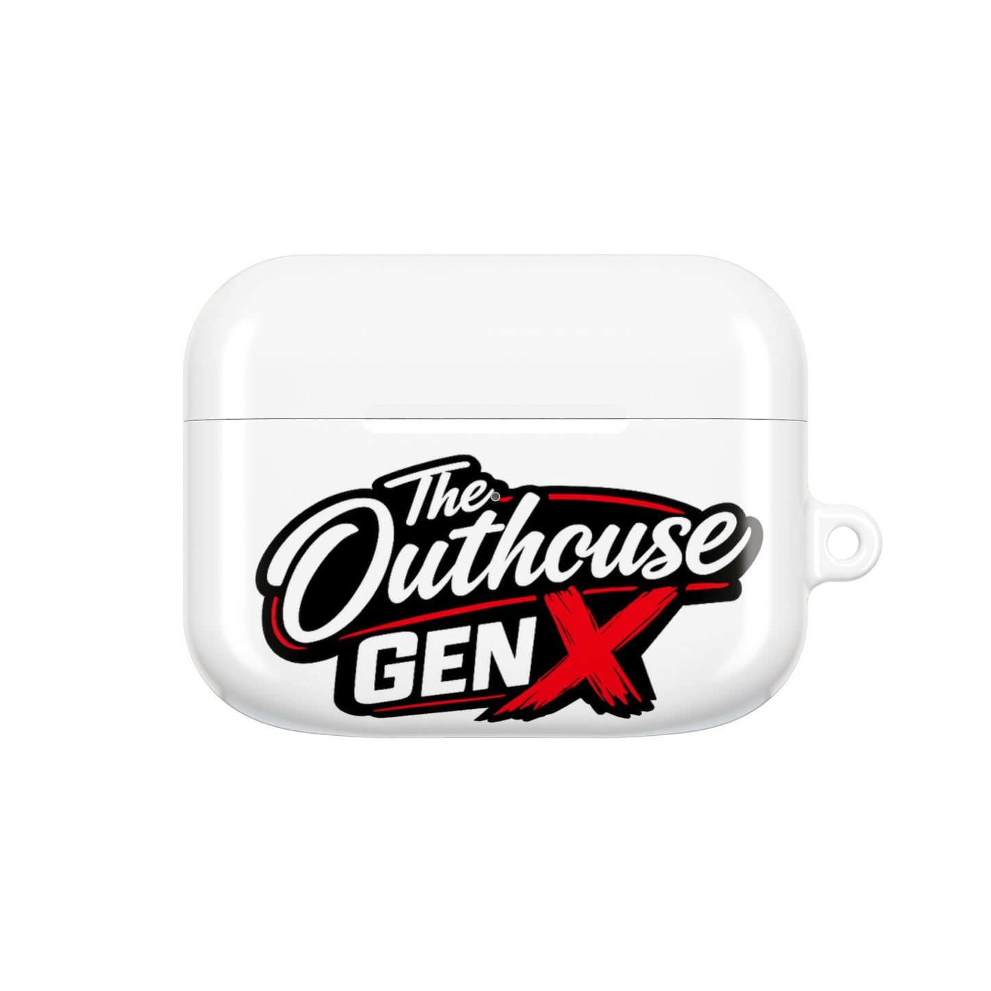 Gen X Outhouse AirPod Case – Retro Logo Protective Earbud Cover