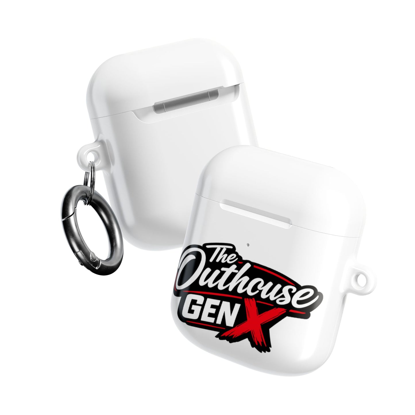 Gen X Outhouse AirPod Case – Retro Logo Protective Earbud Cover