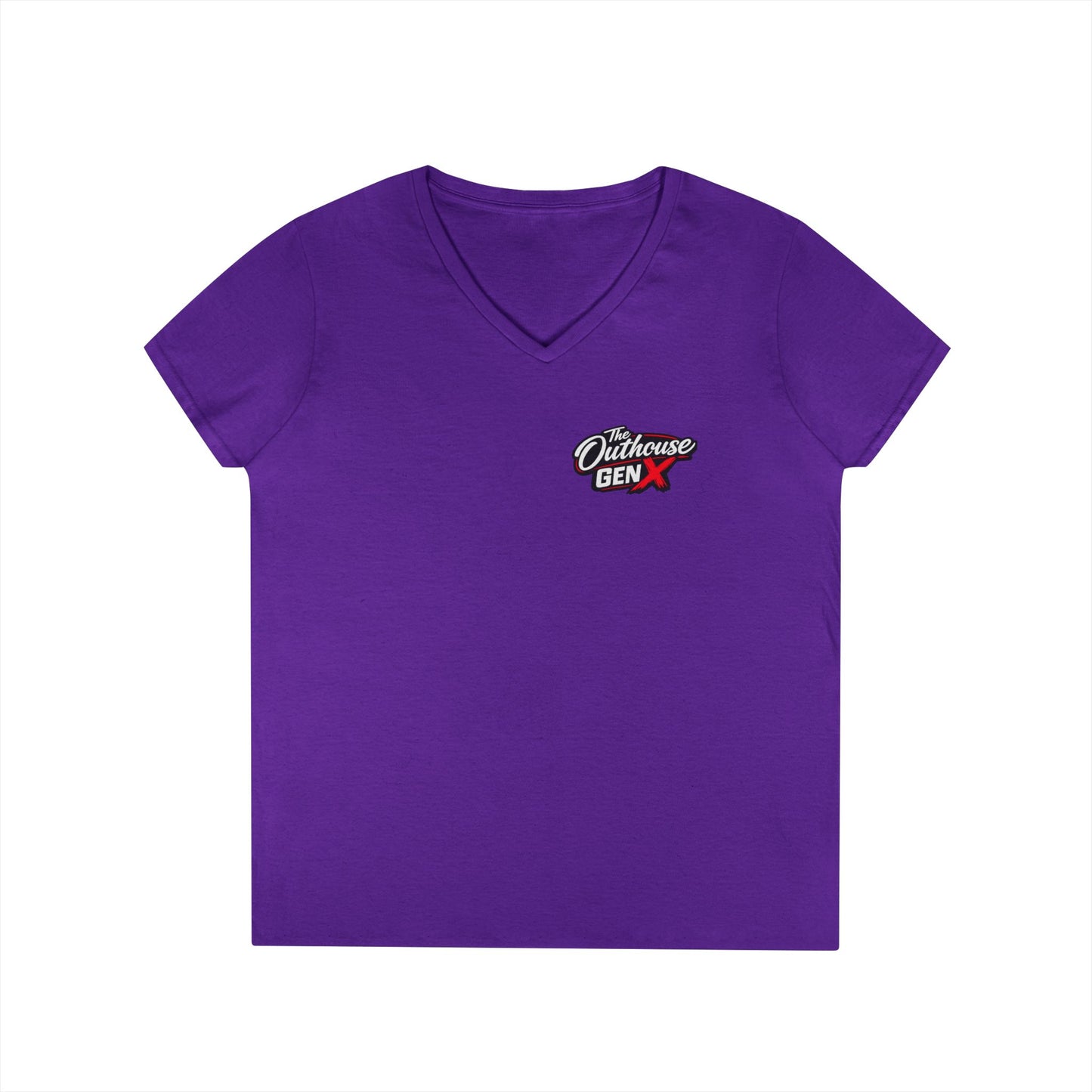 Gen X 'Raised on Hose Water' Ladies' V-Neck T-Shirt
