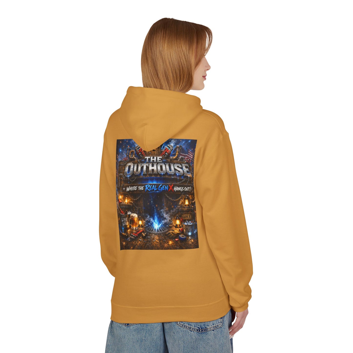 Hoodie — "The Outhouse" Fantasy Gaming Crew Pullover