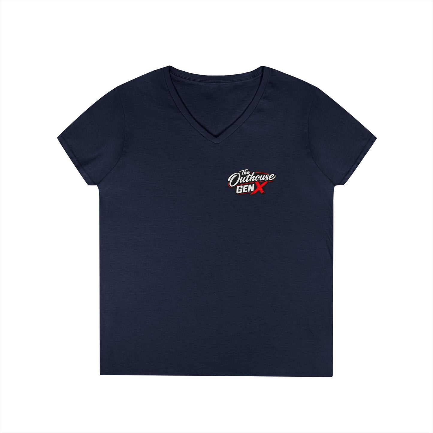 Gen X 'Raised on Hose Water' Ladies' V-Neck T-Shirt