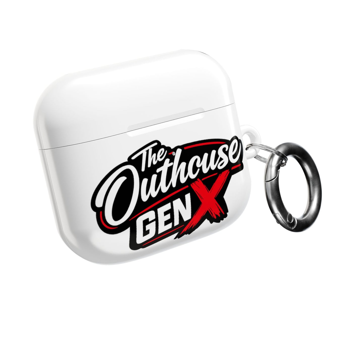 Gen X Outhouse AirPod Case – Retro Logo Protective Earbud Cover
