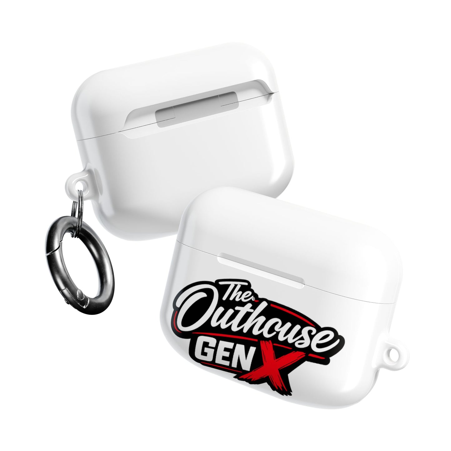 Gen X Outhouse AirPod Case – Retro Logo Protective Earbud Cover