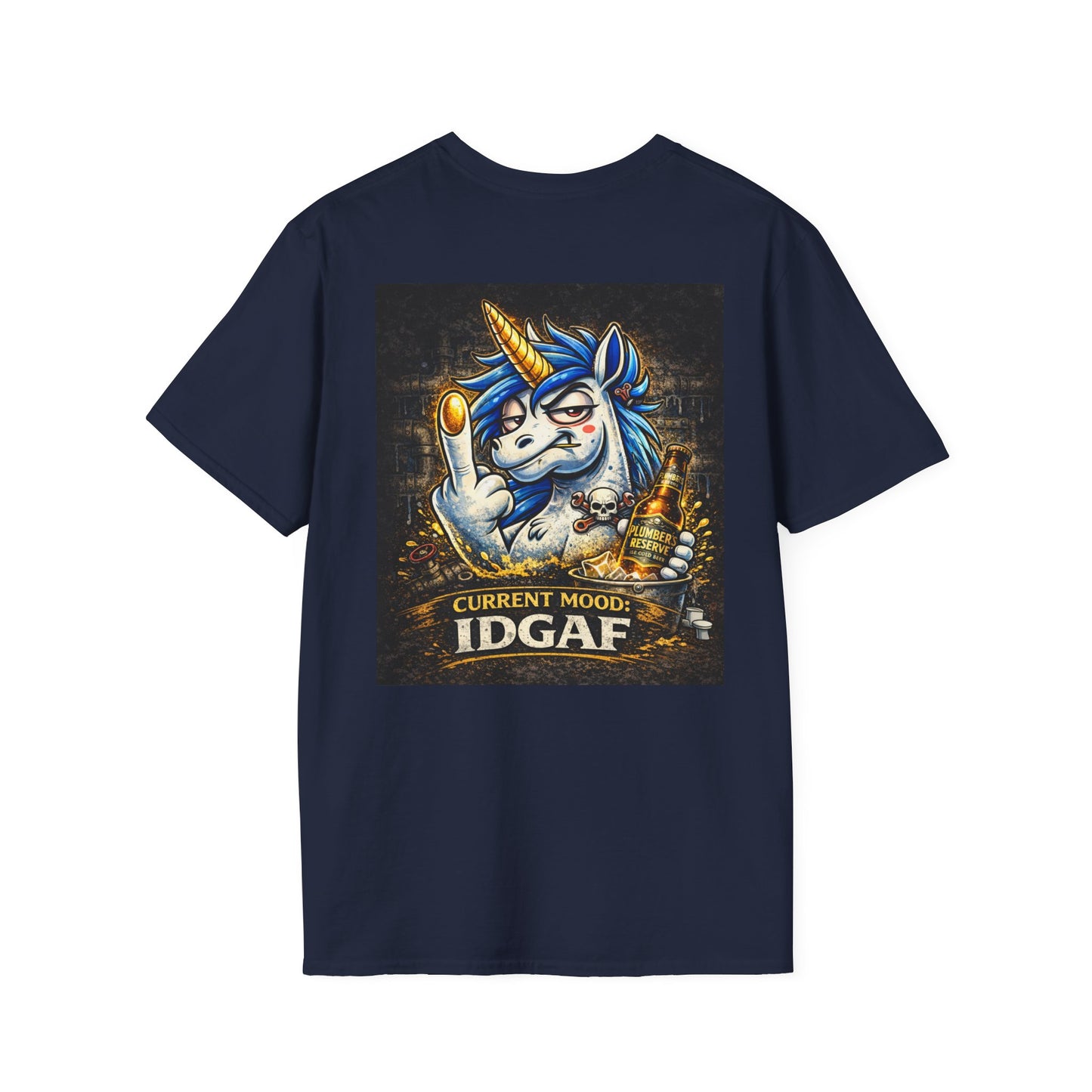 T-Shirt — 'I Have 3 Moods' Funny Unicorn Graphic Tee