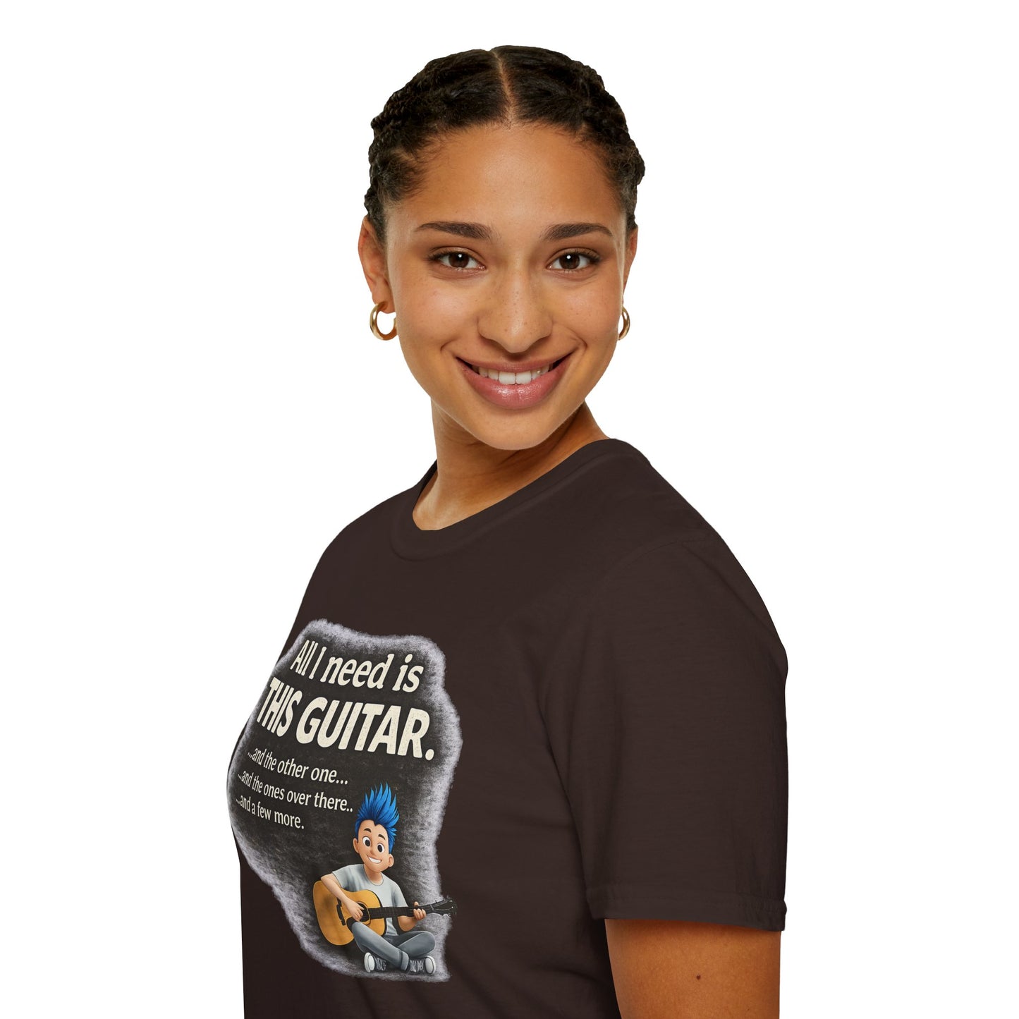 Guitar Lover T-Shirt — "All I Need Is This Guitar" Graphic Tee