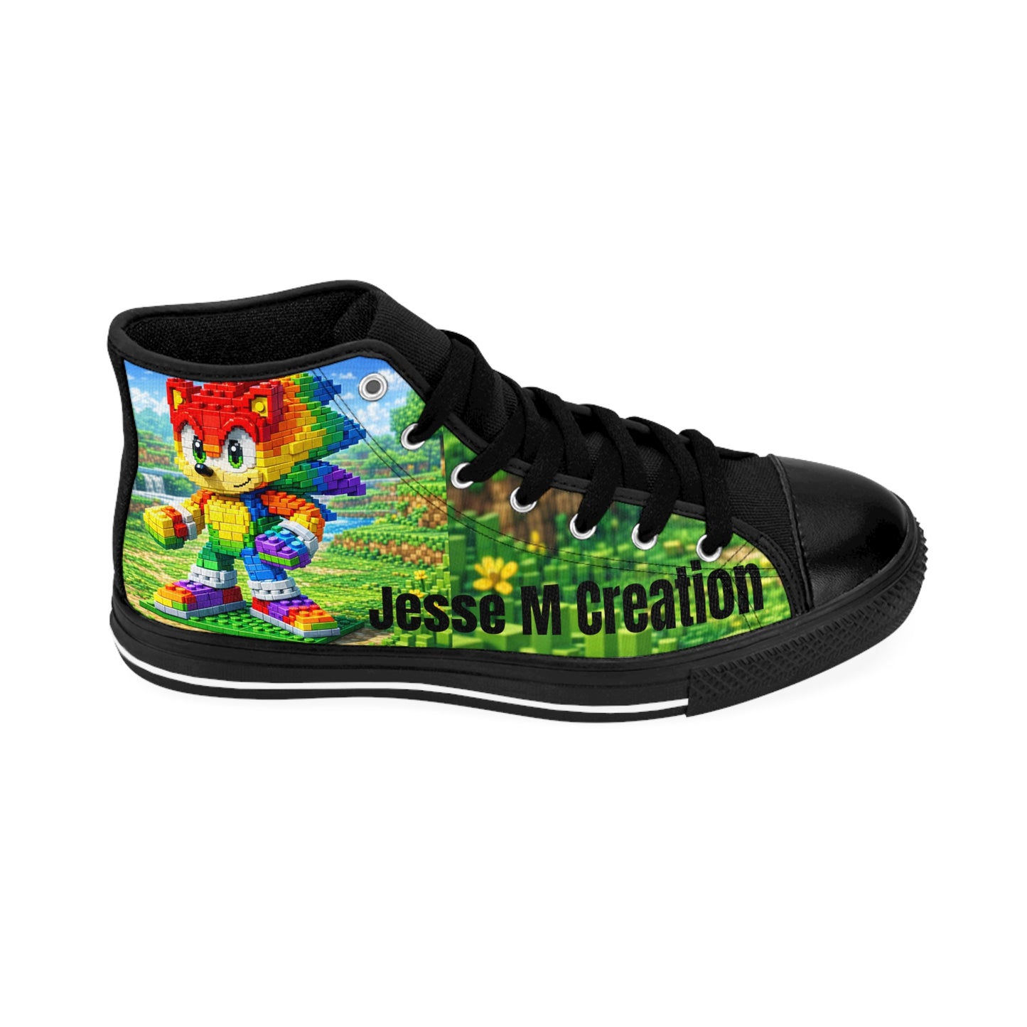 Custom Cartoon Character High-Top Sneakers — Jesse M Creation