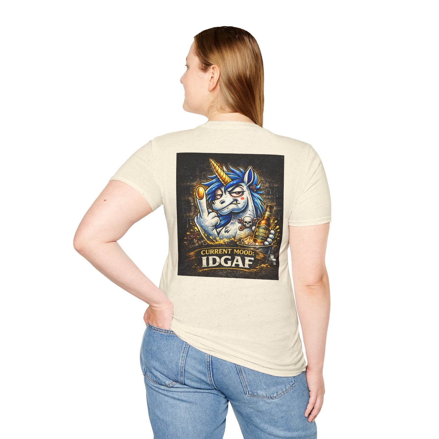 T-Shirt — 'I Have 3 Moods' Funny Unicorn Graphic Tee