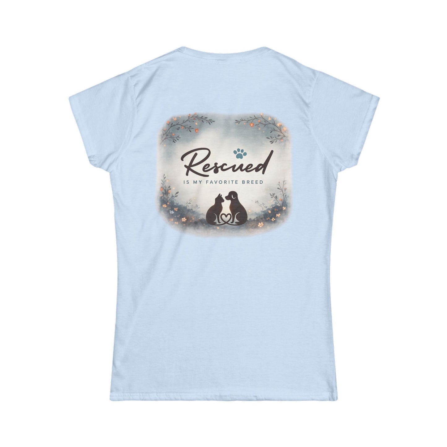 Rescued Is My Favorite Breed Women's Tee