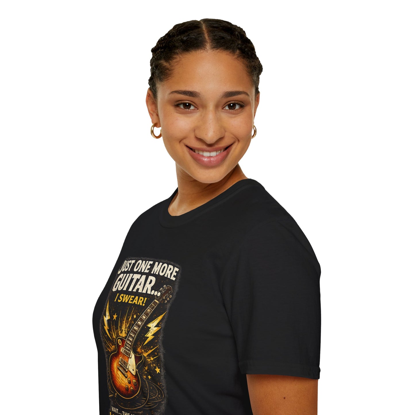 Guitar Lover T‑Shirt — "Just One More Guitar, I Lost Count" Retro Electric Guitar Tee