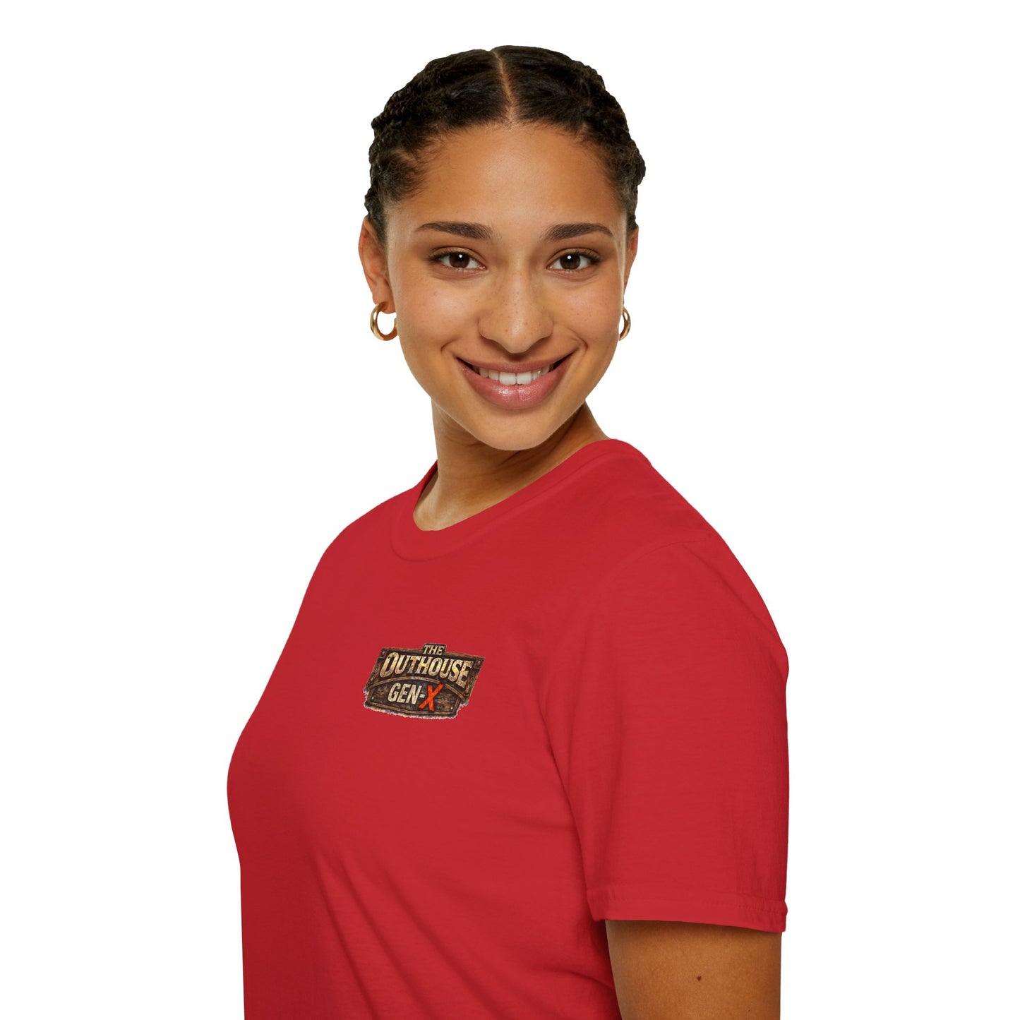 The Outhouse Cold Beer T-Shirt — Gen‑X Garage Hangout Graphic Tee
