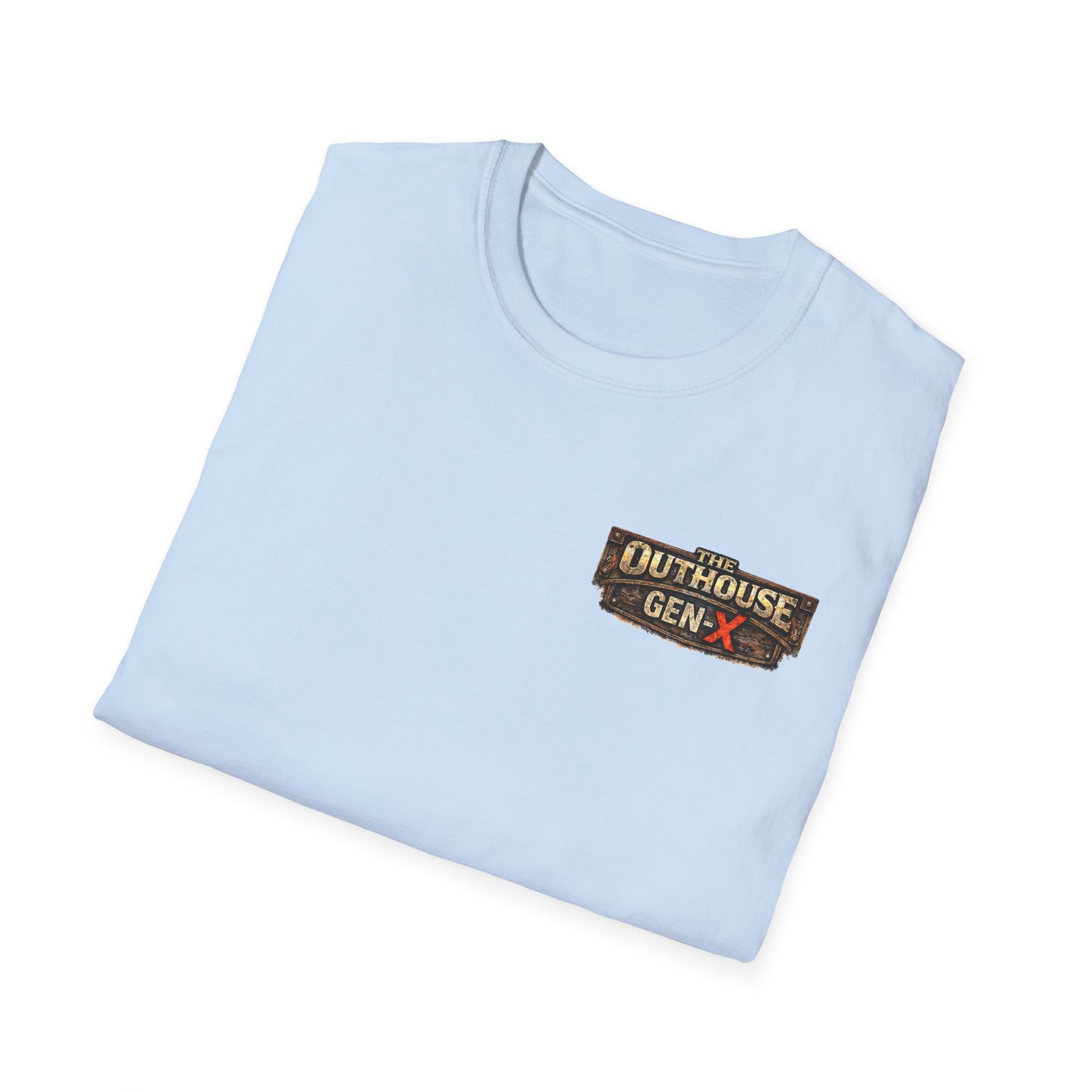 The Outhouse Cold Beer T-Shirt — Gen‑X Garage Hangout Graphic Tee