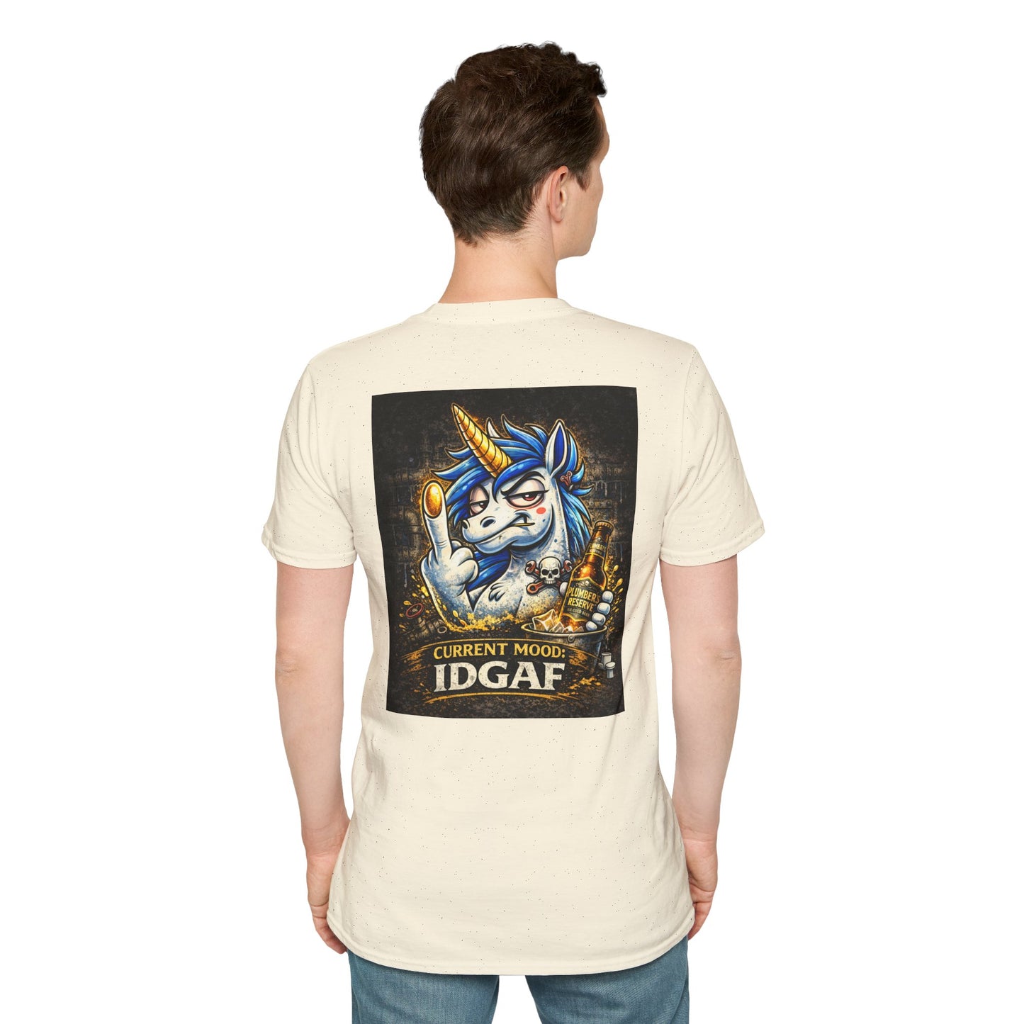 T-Shirt — 'I Have 3 Moods' Funny Unicorn Graphic Tee