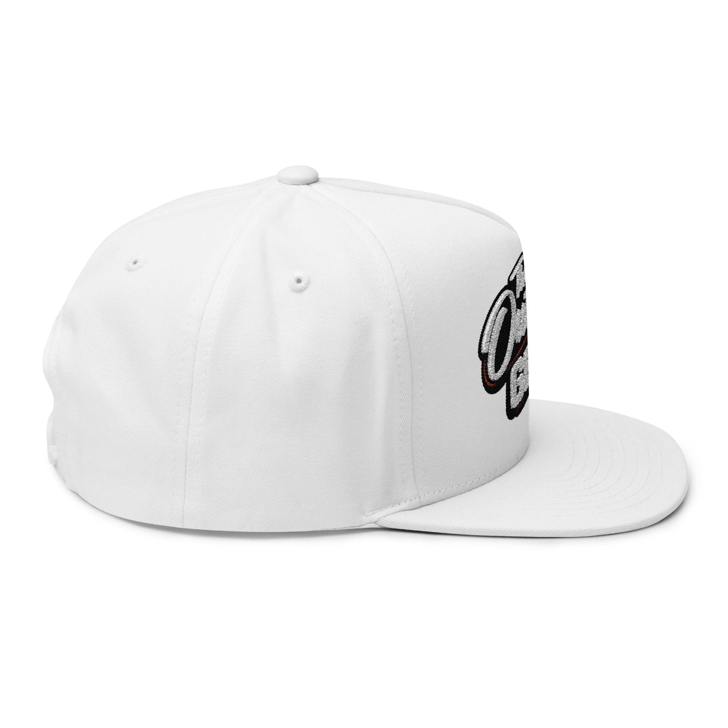 Flat Bill Cap — "The Outhouse Gen X" Embroidered Snapback