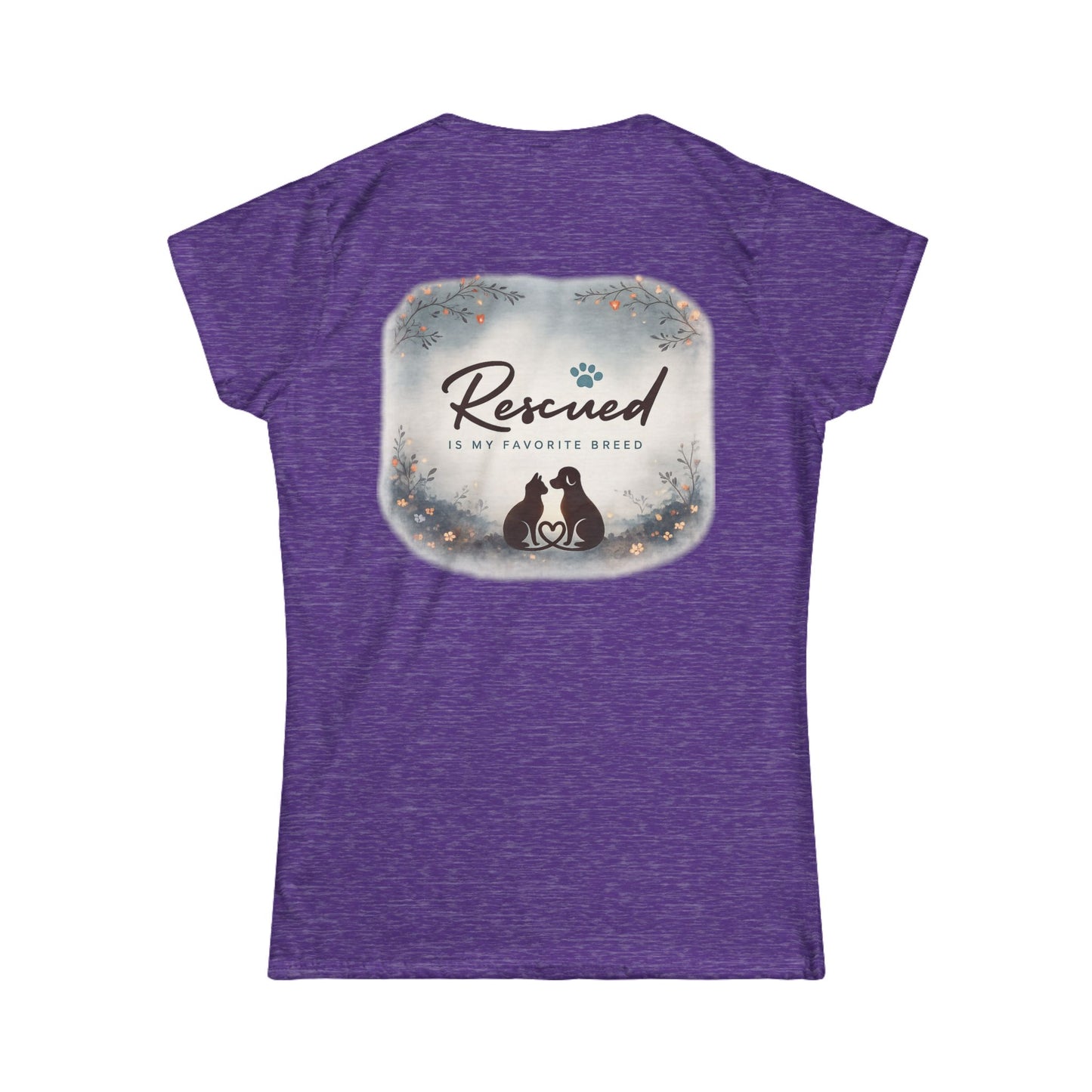 Rescued Is My Favorite Breed Women's Tee