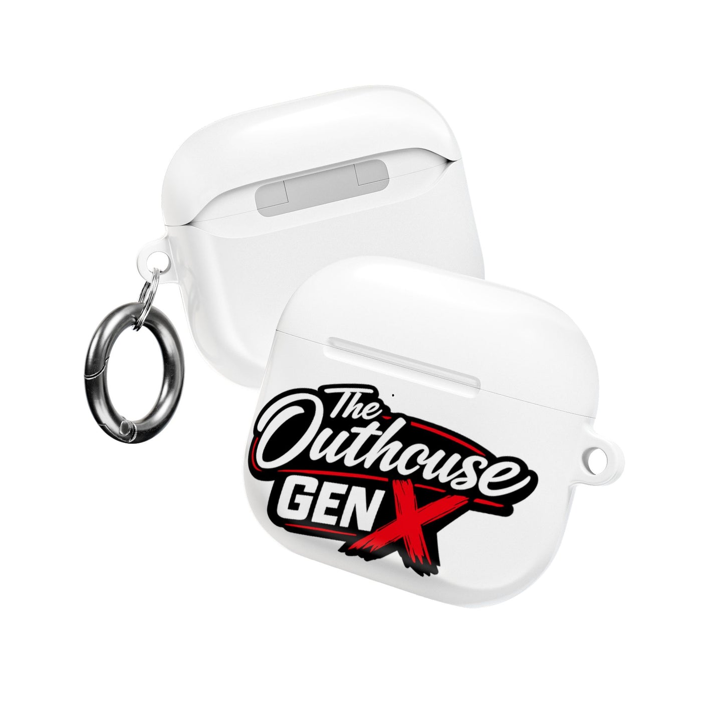 Gen X Outhouse AirPod Case – Retro Logo Protective Earbud Cover