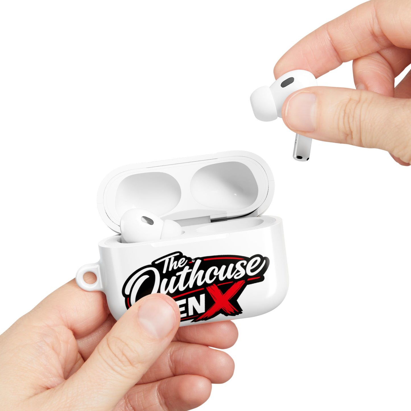 Gen X Outhouse AirPod Case – Retro Logo Protective Earbud Cover
