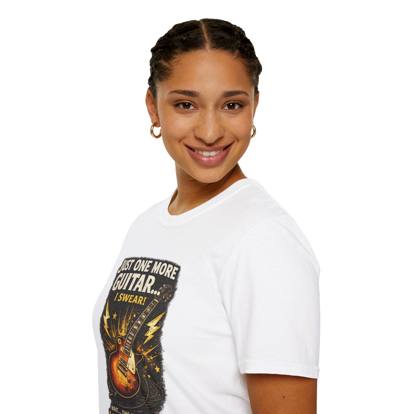 Guitar Lover T‑Shirt — "Just One More Guitar, I Lost Count" Retro Electric Guitar Tee