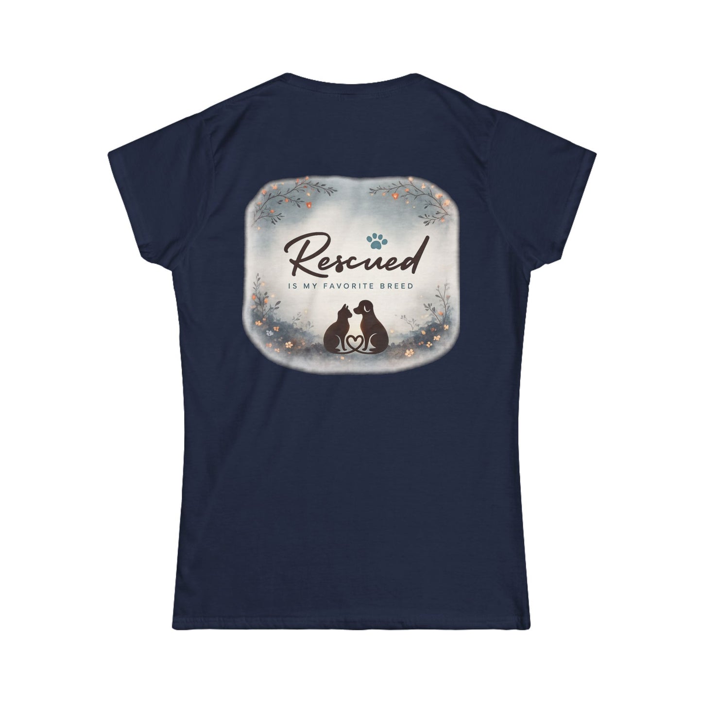 Rescued Is My Favorite Breed Women's Tee