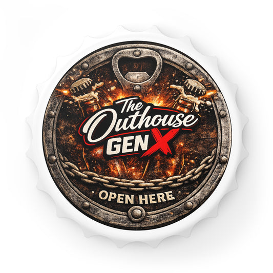 Bottle Opener — “The Outhouse” Rustic Metal Wall/Magnet Opener