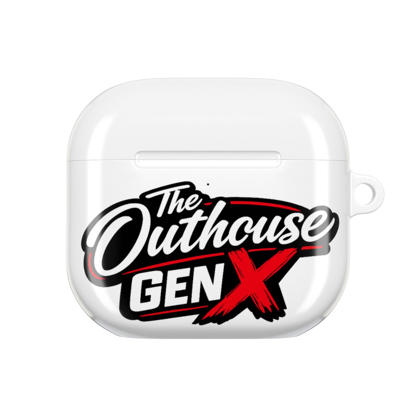Gen X Outhouse AirPod Case – Retro Logo Protective Earbud Cover